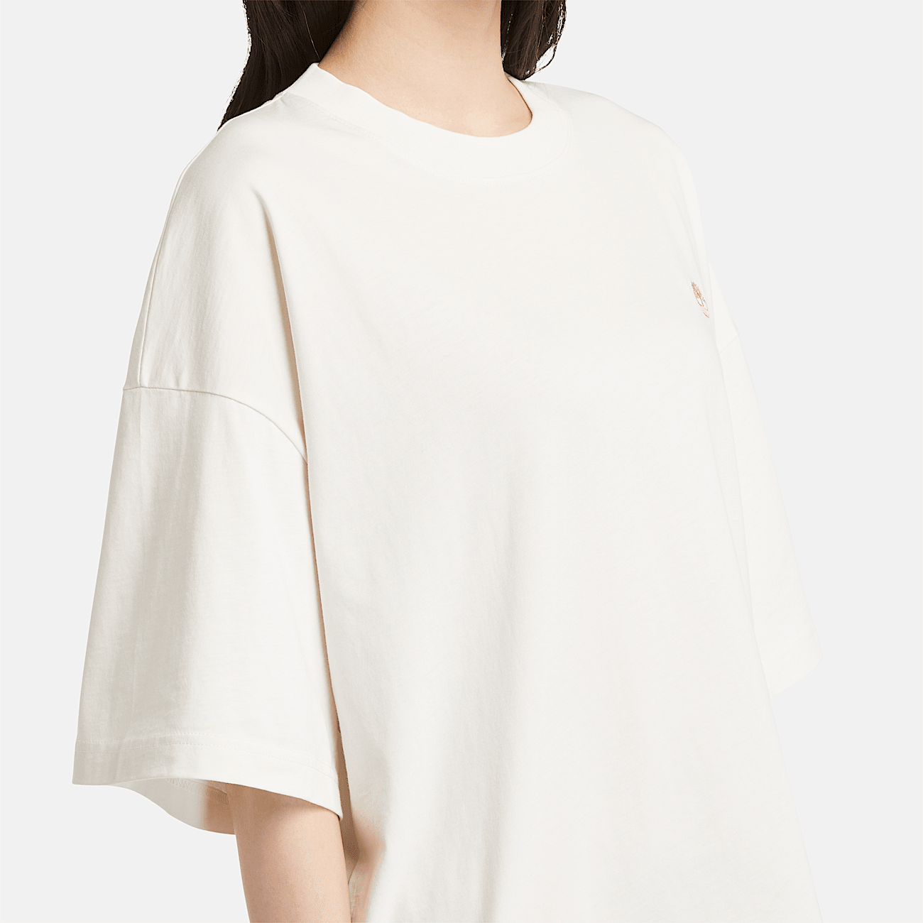 Oversized shirt dames wit outlet