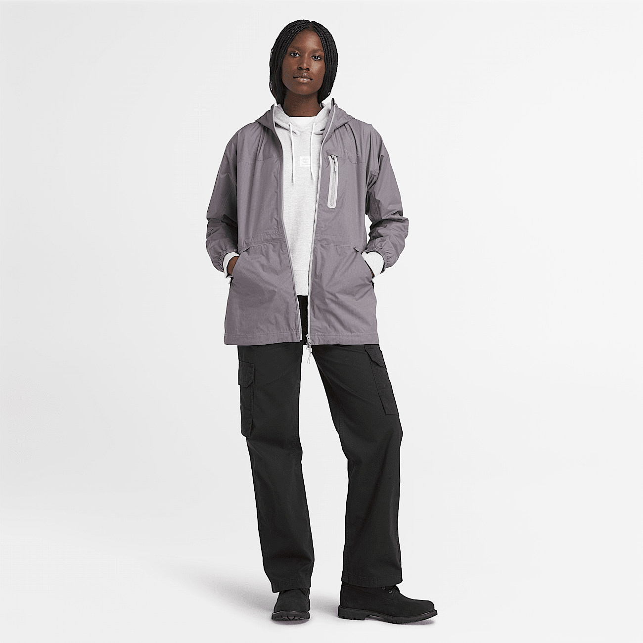 Jenness Waterproof Packable Jacket for Women in Purple