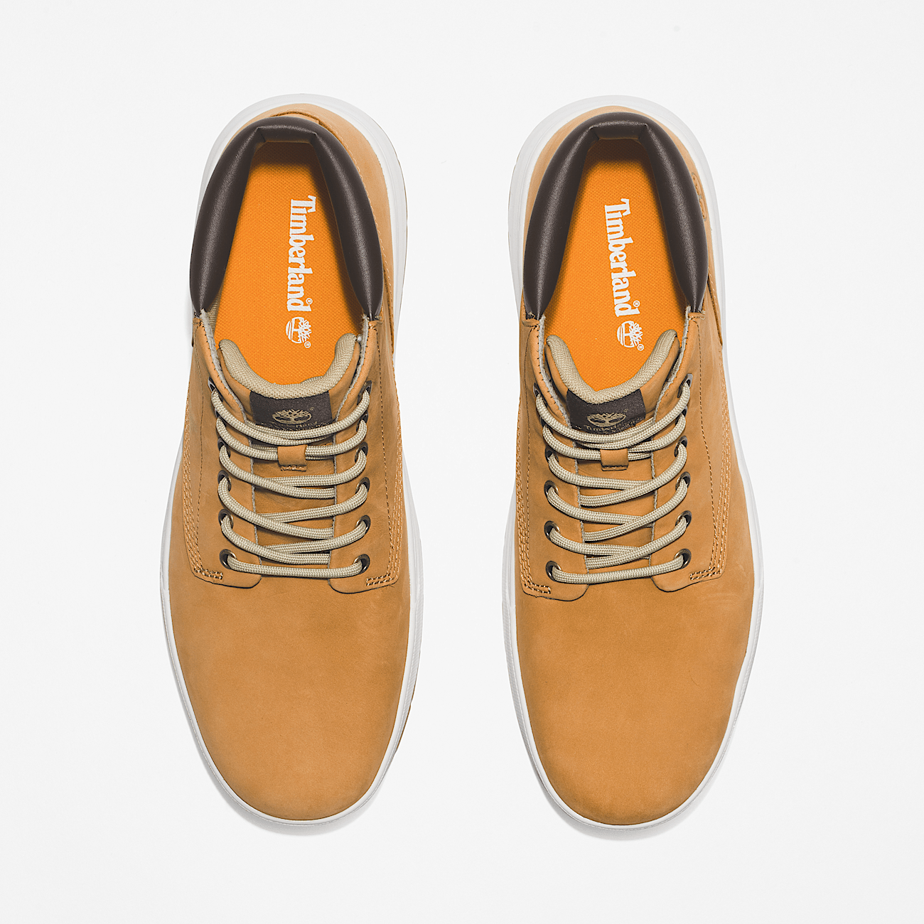 Maple Grove Mid Lace Up Trainer for Men in Yellow