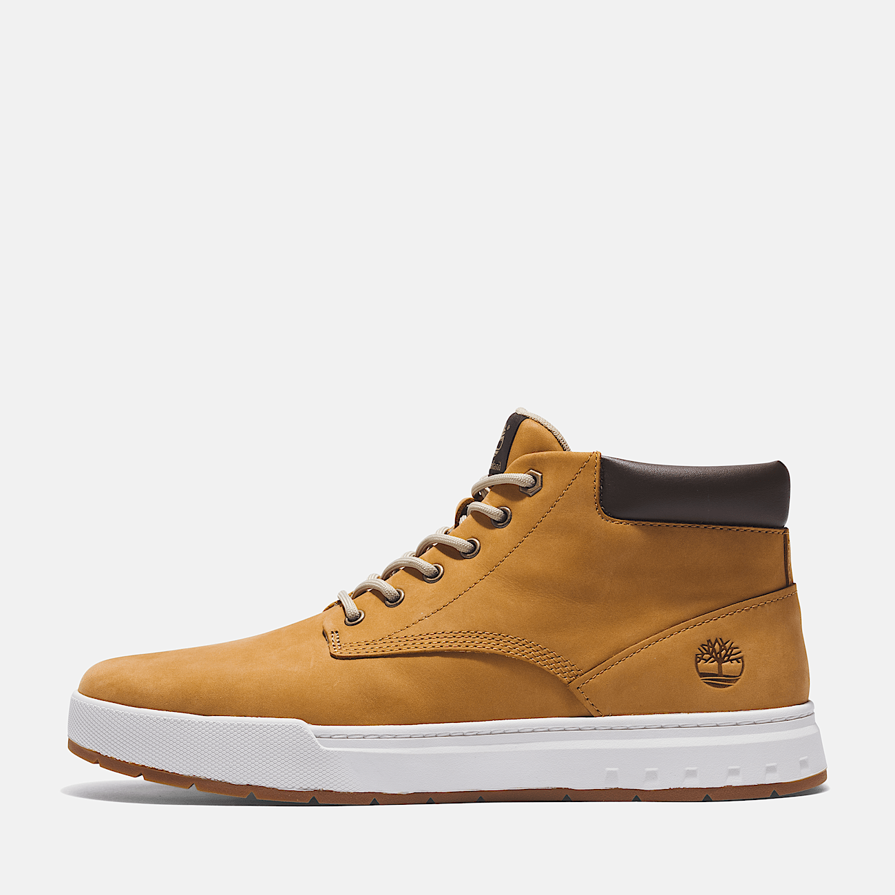 Maple Grove Mid Lace Up Trainer for Men in Yellow