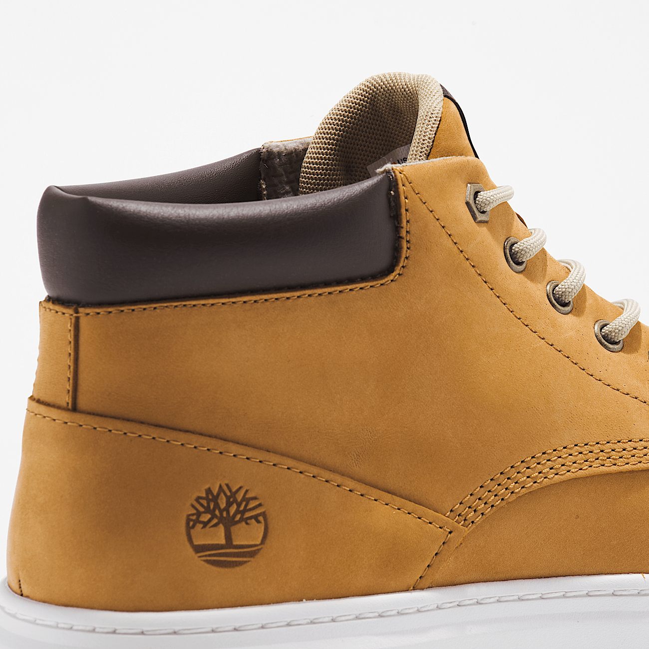 Maple Grove Mid Lace Up Trainer for Men in Yellow