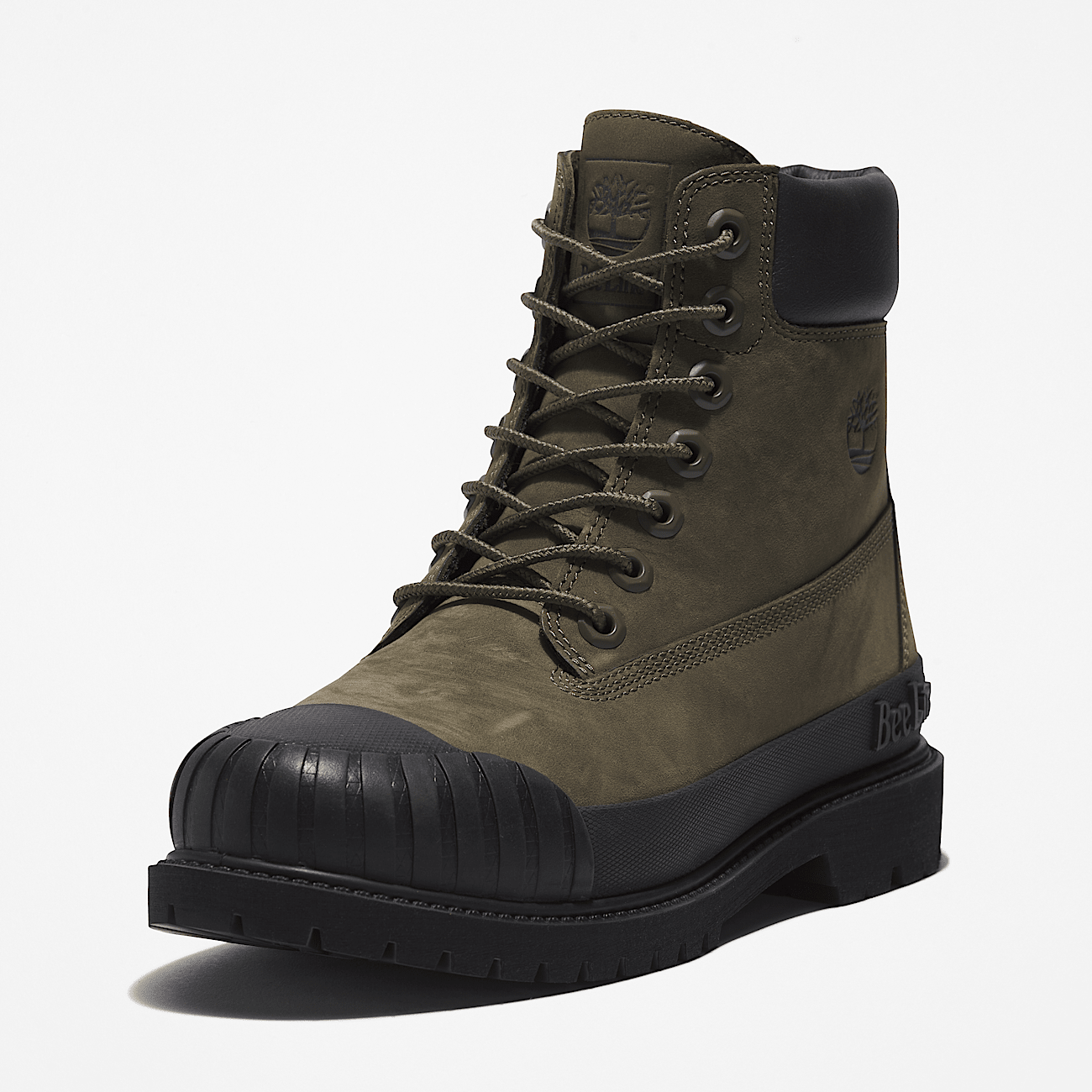 Bota 6 Inch Bee Line x Timberland con Puntera de Goma para Mujer en verde