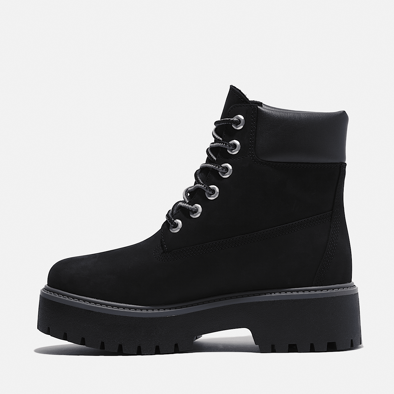 Stone Street 6 Inch Lace Up Waterproof Boot for Women in Black