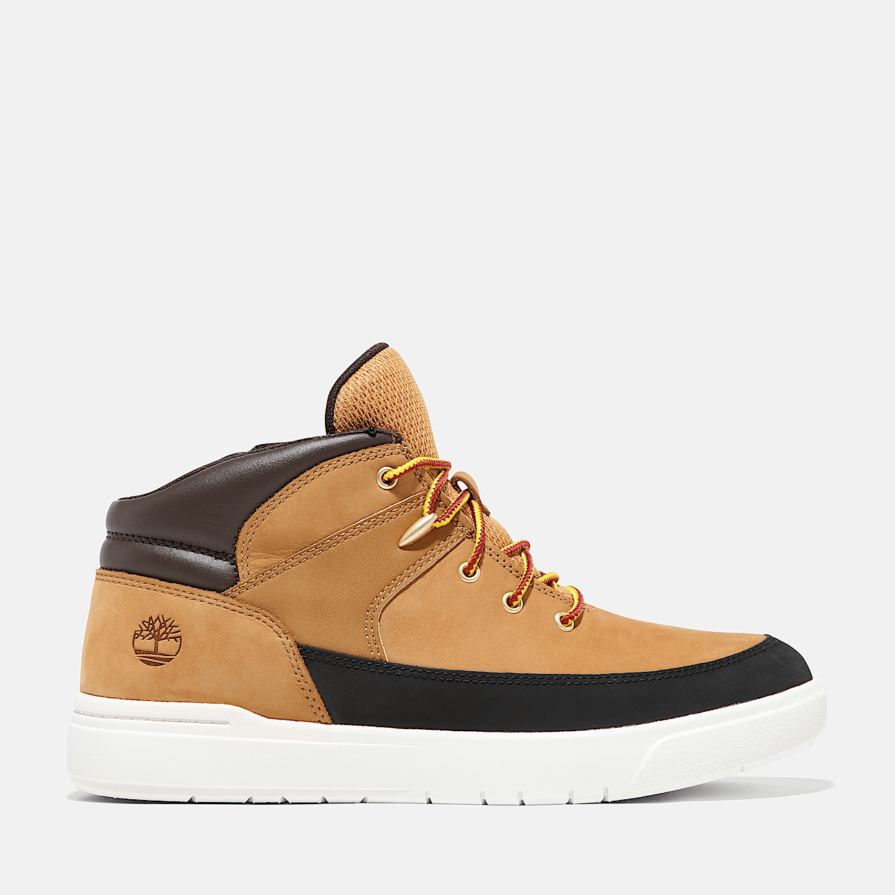 Basket mi haute a lacets Seneca Bay pour junior en jaune