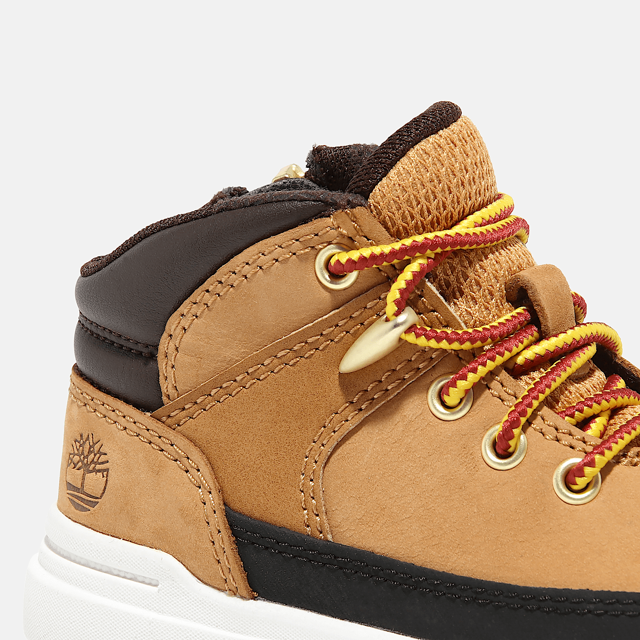 Seneca Bay Mid Lace Up Trainer for Toddler in Yellow