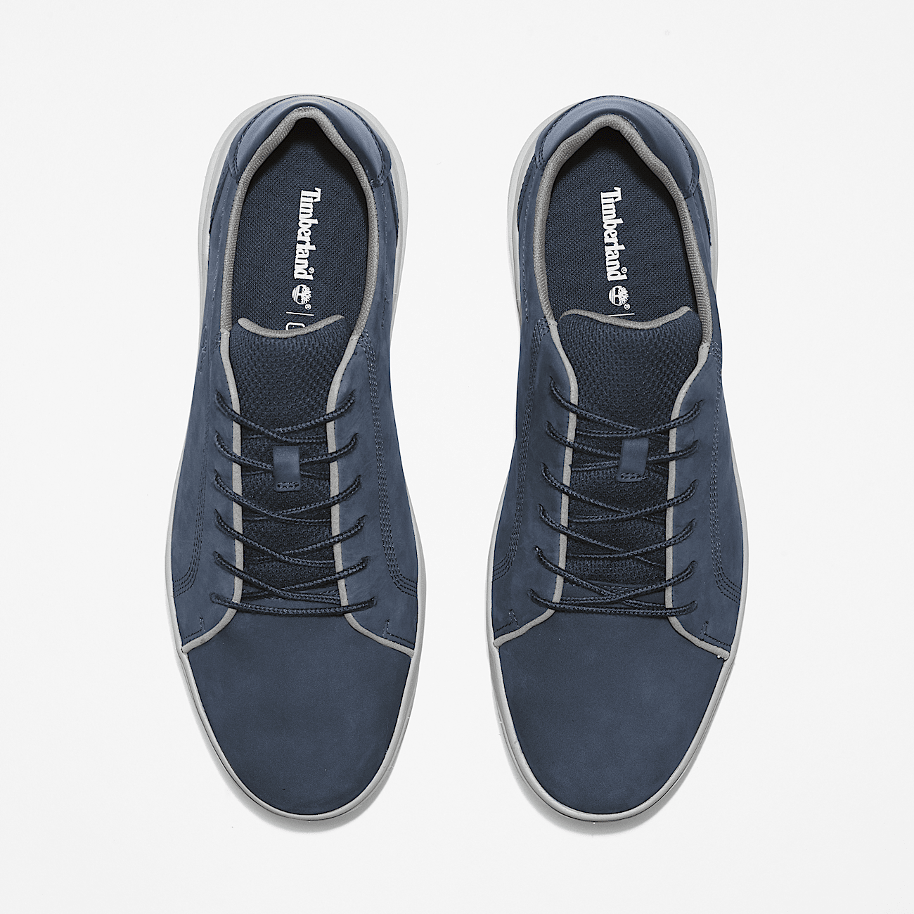Basket basse a lacets Seneca Bay pour homme en bleu fonce