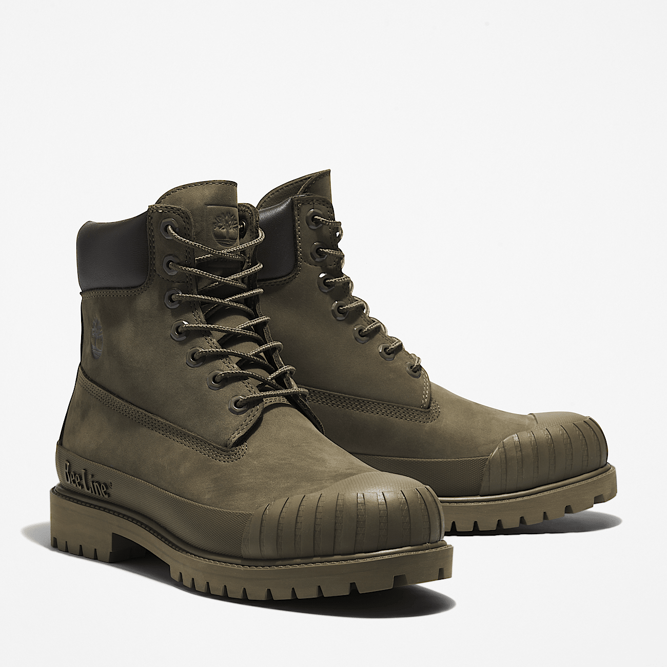 Green rubber timberland top