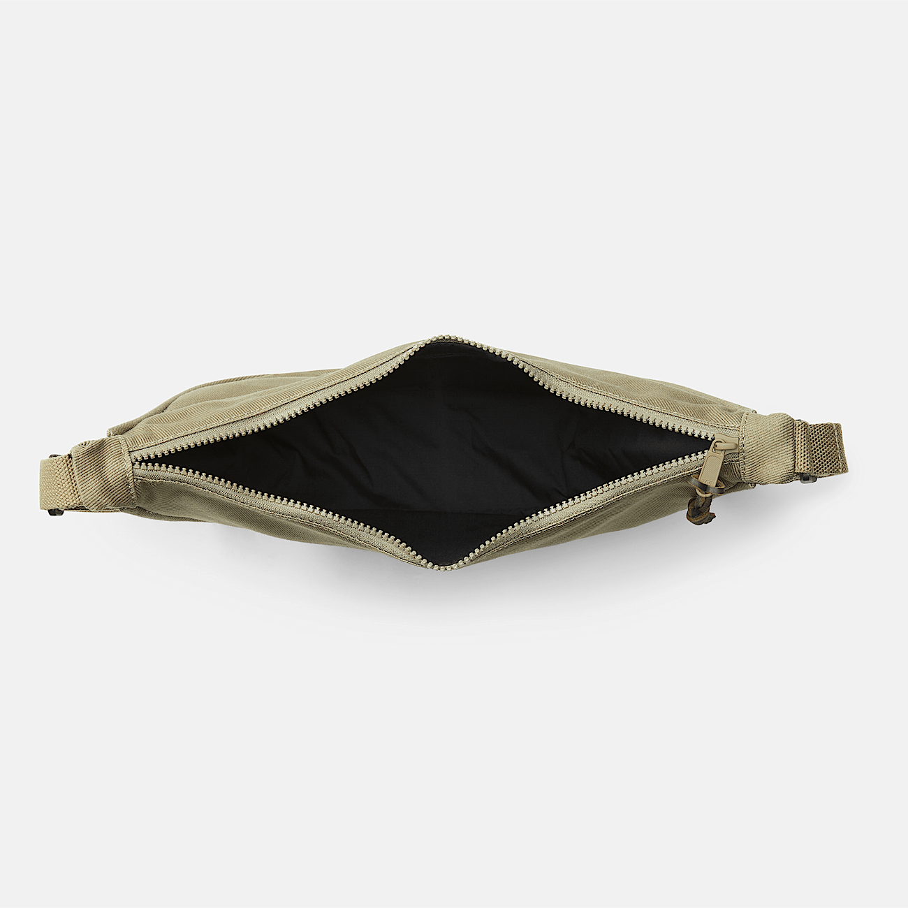 Canvas and Leather Crossbody for Women in Green