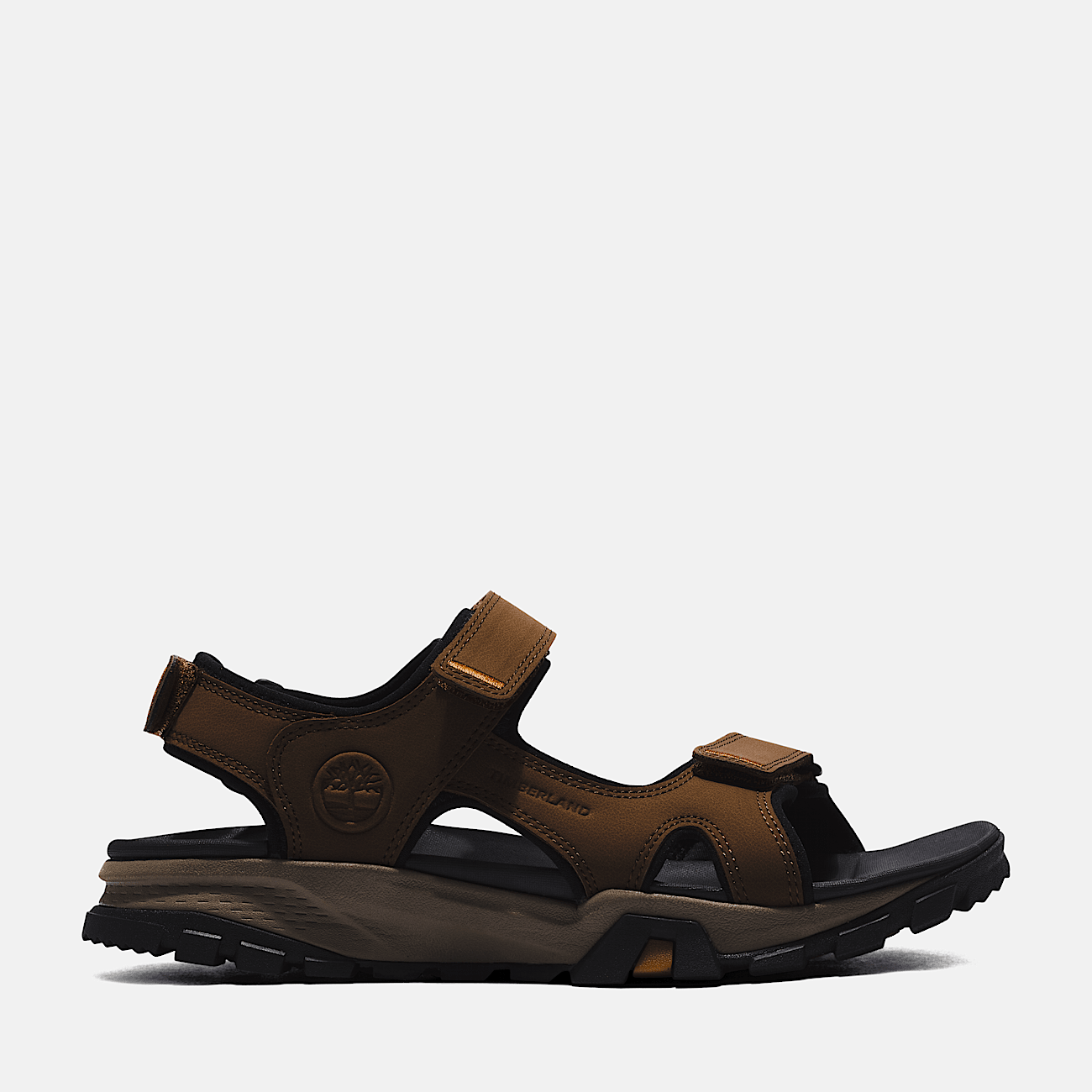 Sandale a double bride Lincoln Peak pour homme en marron