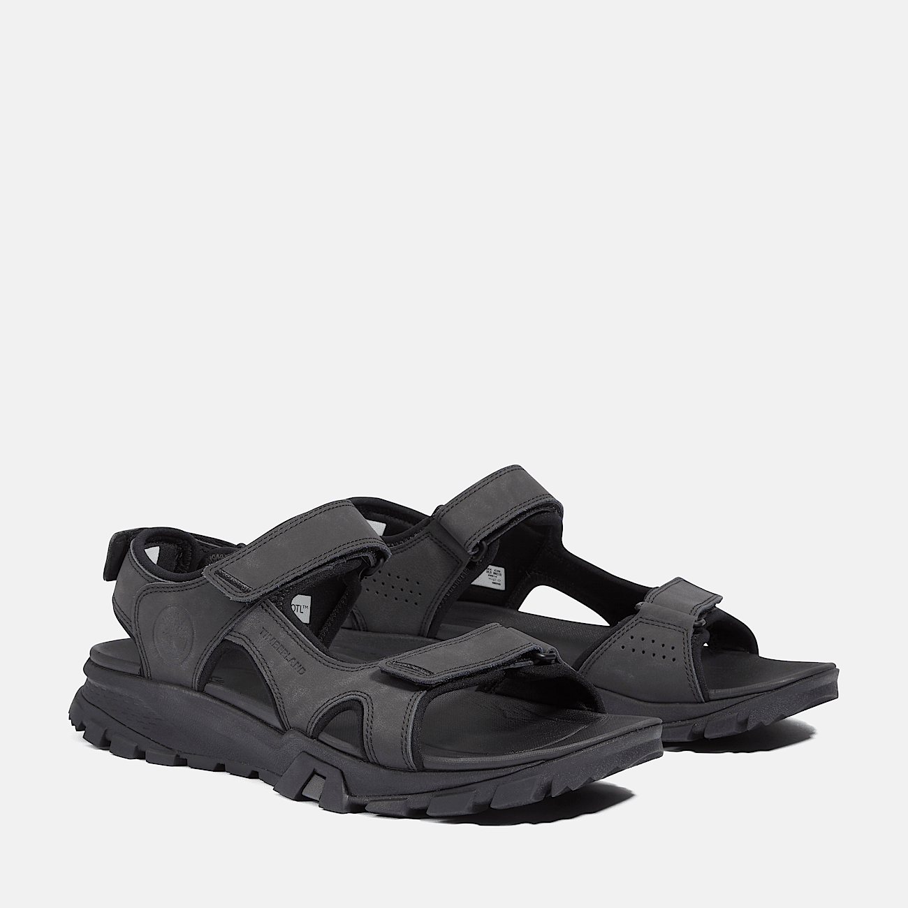 Timberland sandals black online
