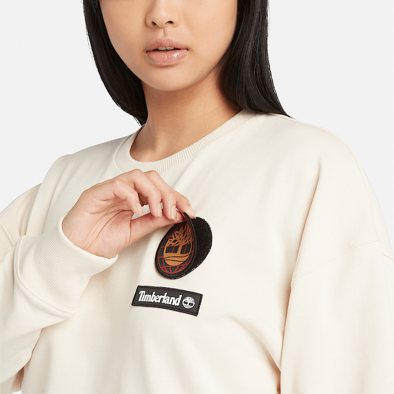 Timberland white sweatshirt hotsell