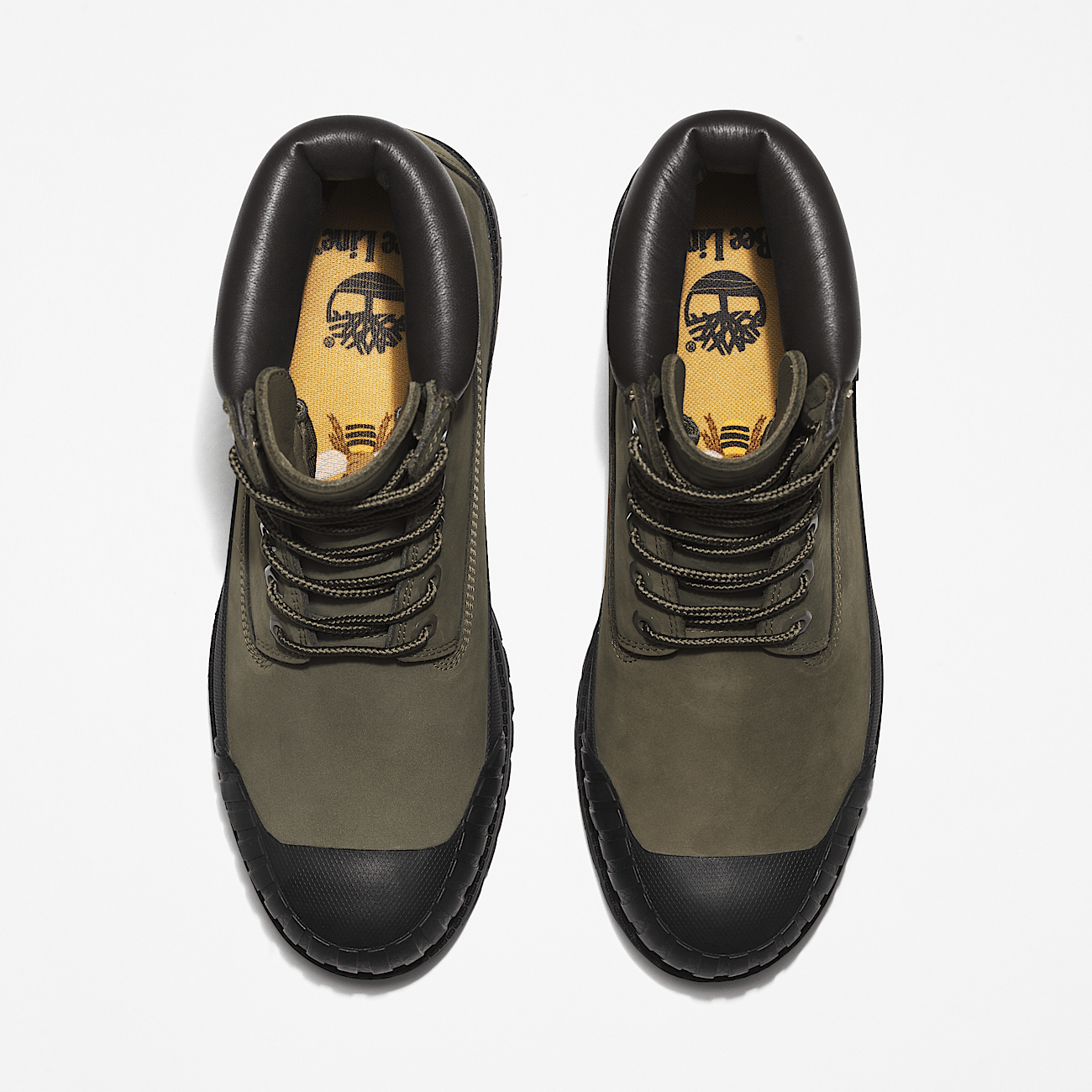 6 Inch Boot a bout en caoutchouc Bee Line x Timberland pour homme en vert