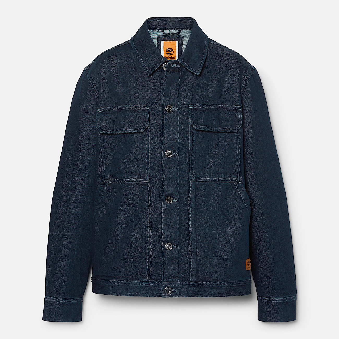 Veste camionneur en jean avec technologie Refibra pour homme en bleu fonce
