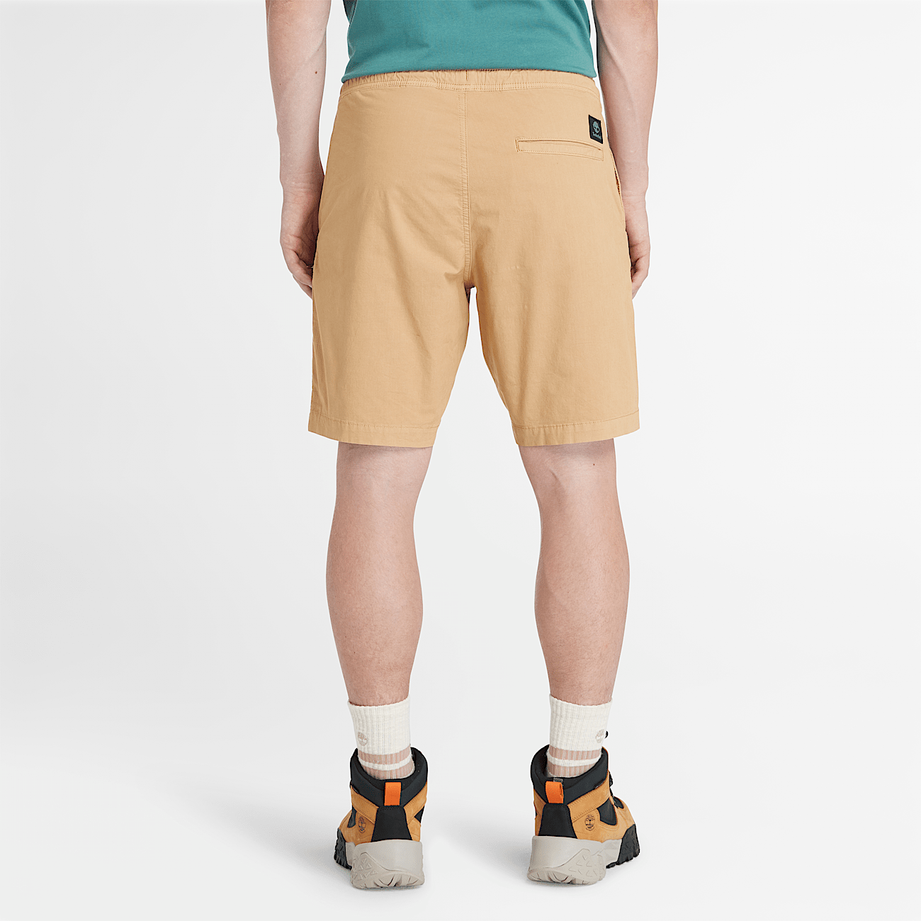 Garment Dye Poplin Shorts for Men in Yellow