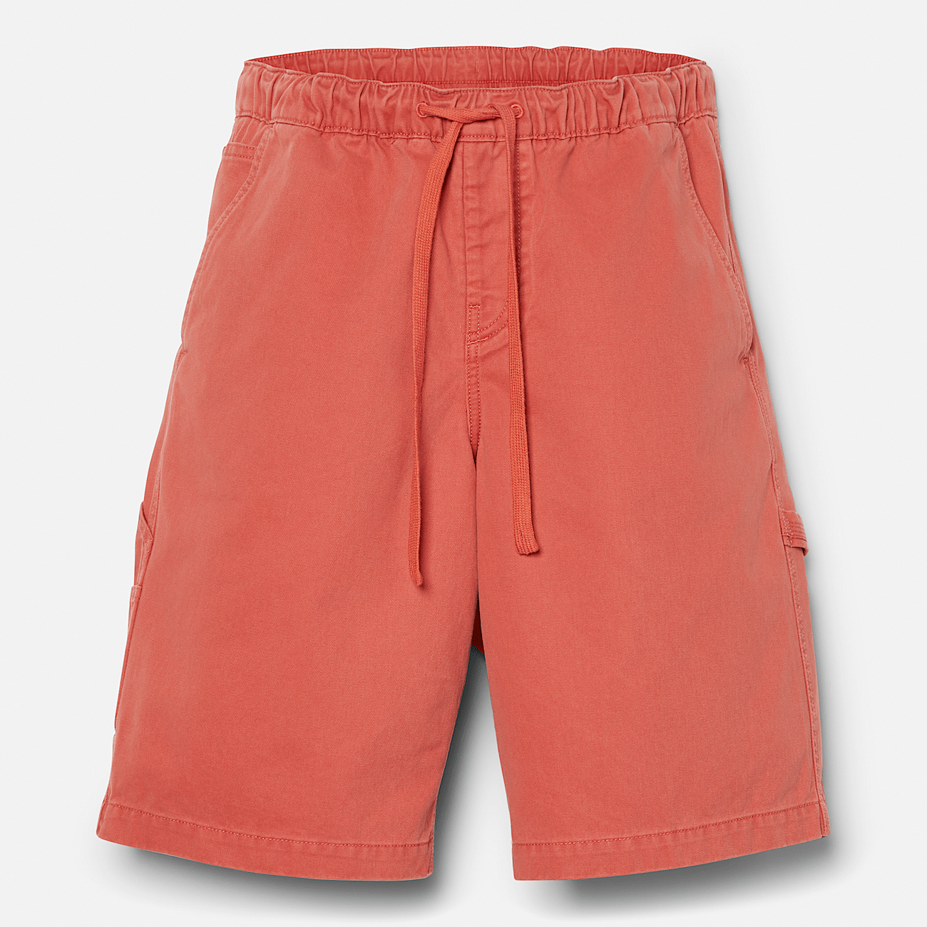 Heavy Twill Carpenter Shorts for Men in Red
