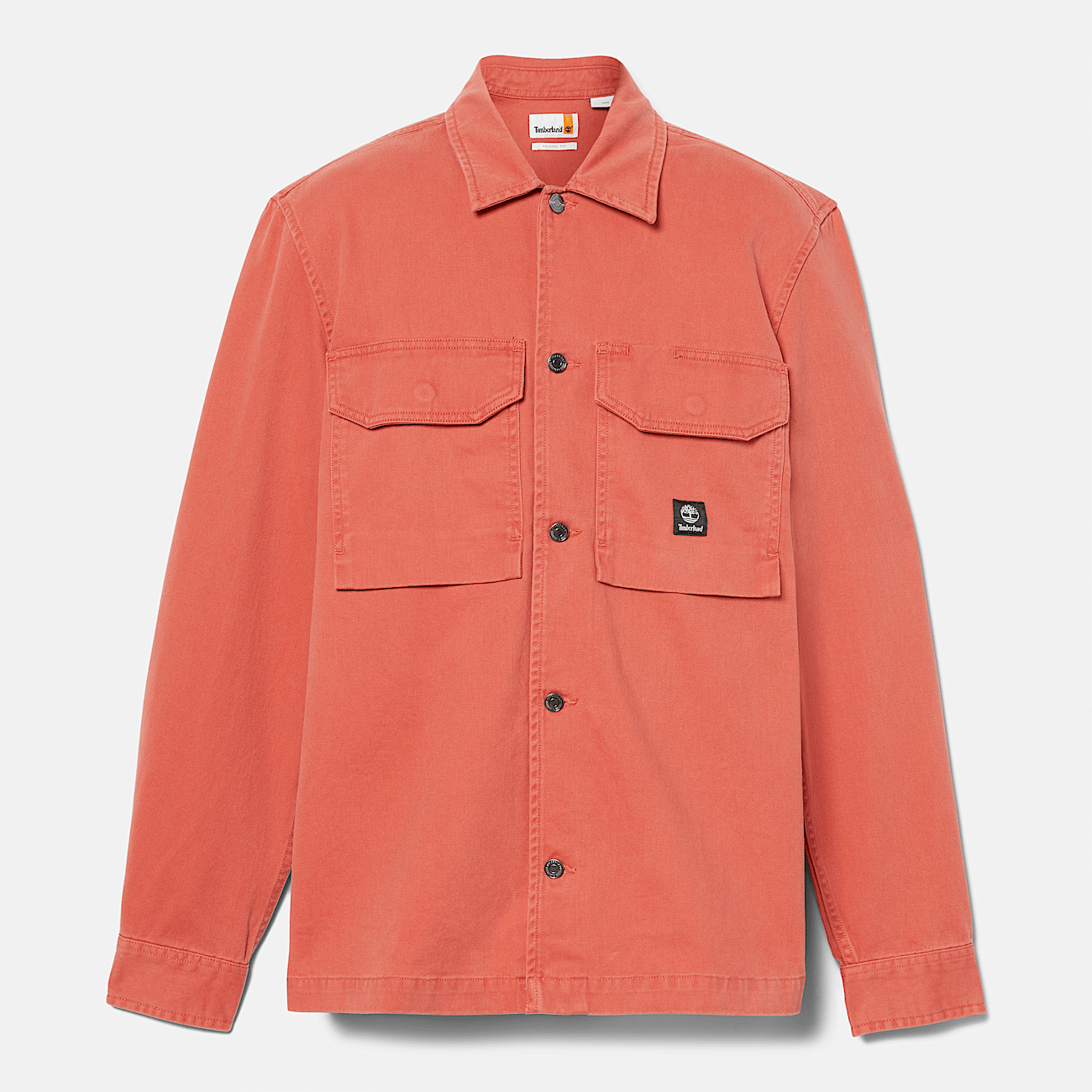 Mens orange overshirt best sale