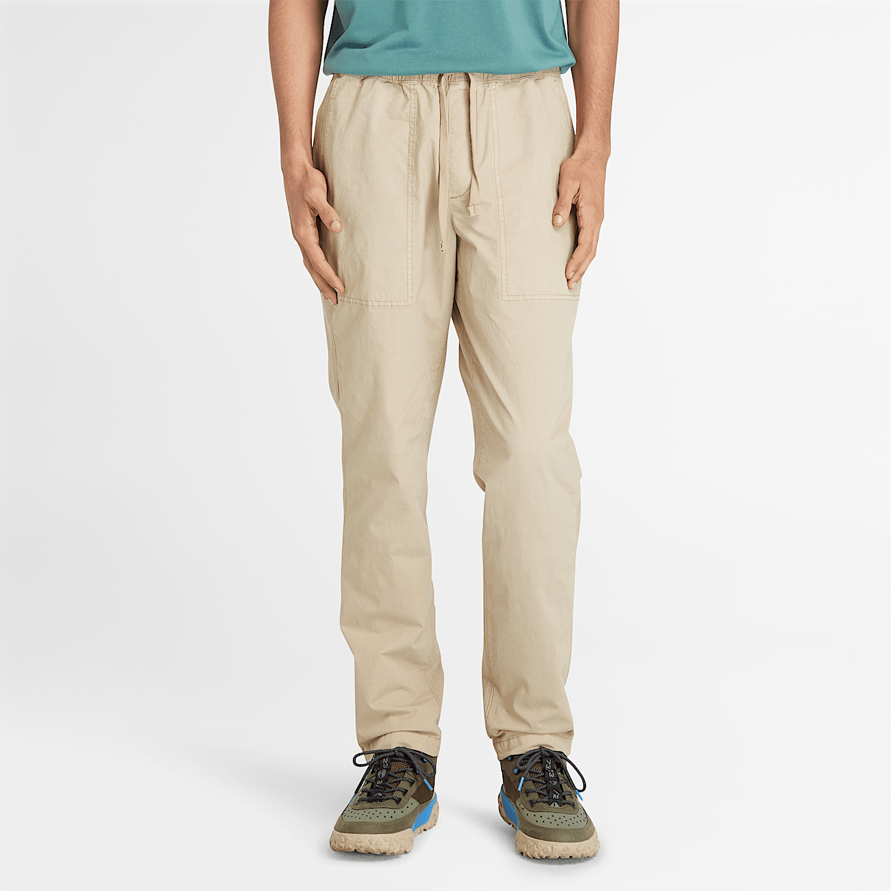 Beige jogger pants mens store