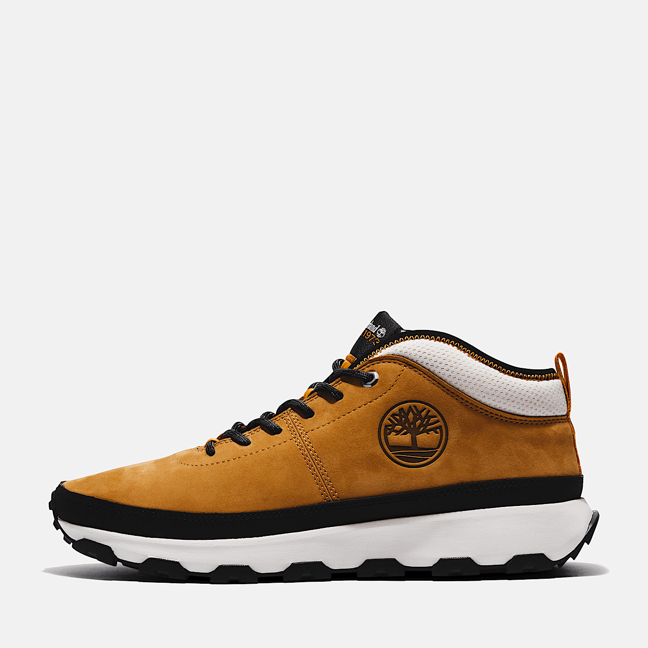 Winsor Lace-up Trainer for Men in Yellow