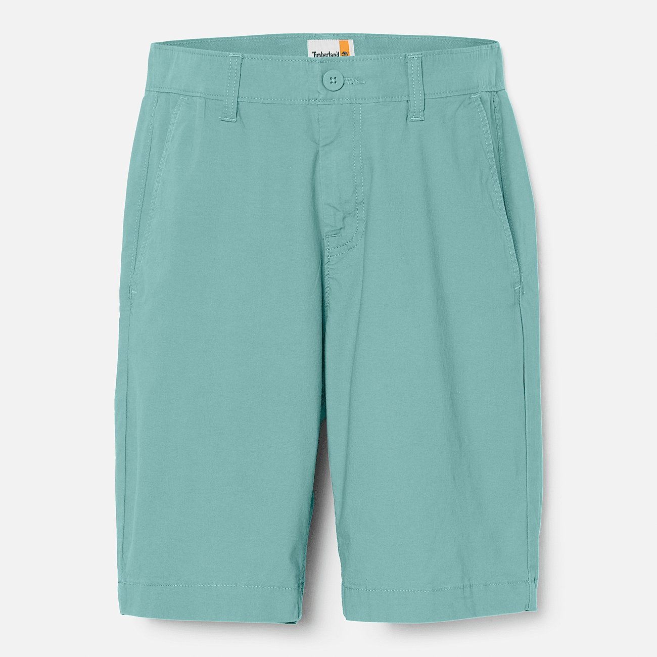 Poplin Chino Shorts for Men in Teal