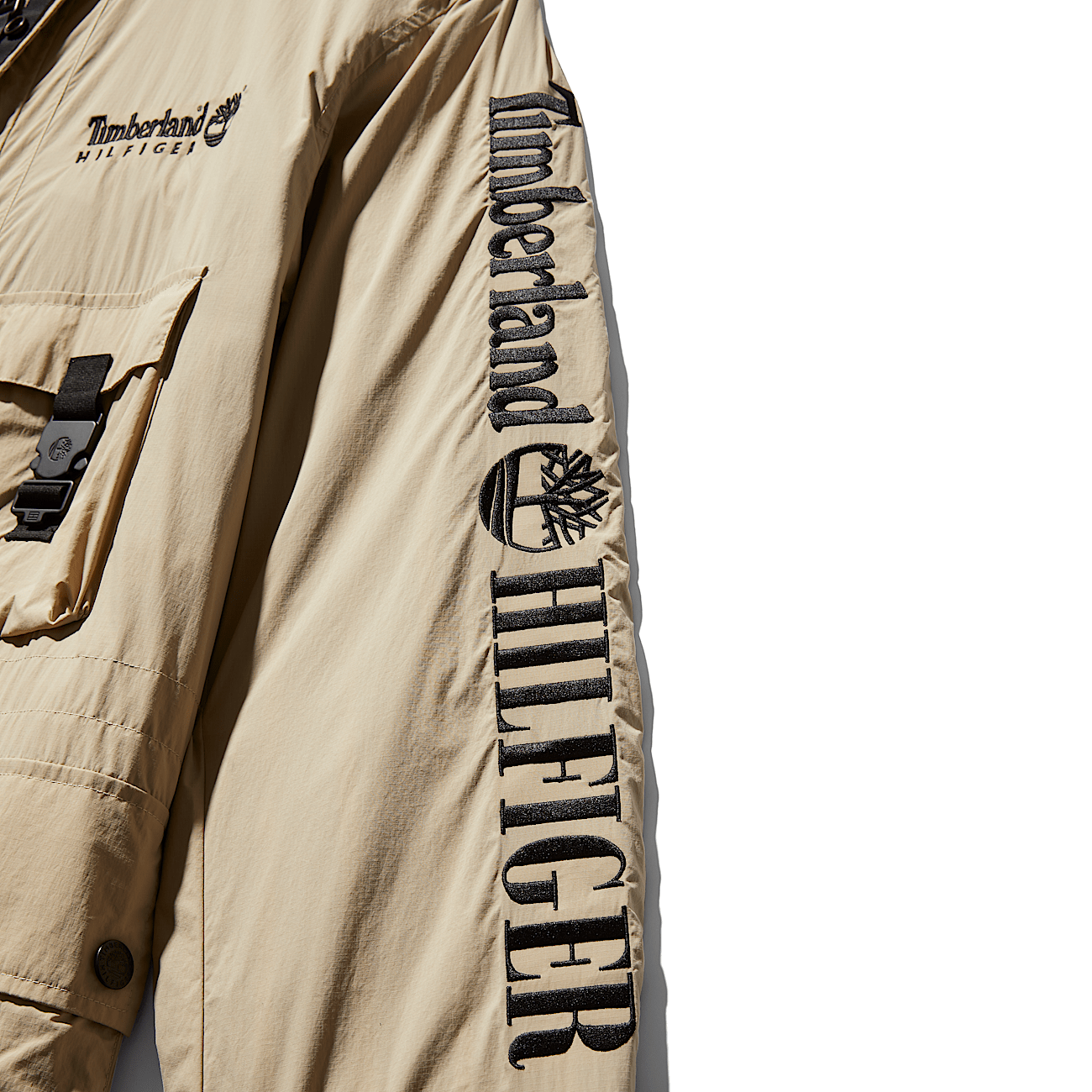 Tommy Hilfiger x Timberland Re imagined Reversible Cargo Parka in Beige