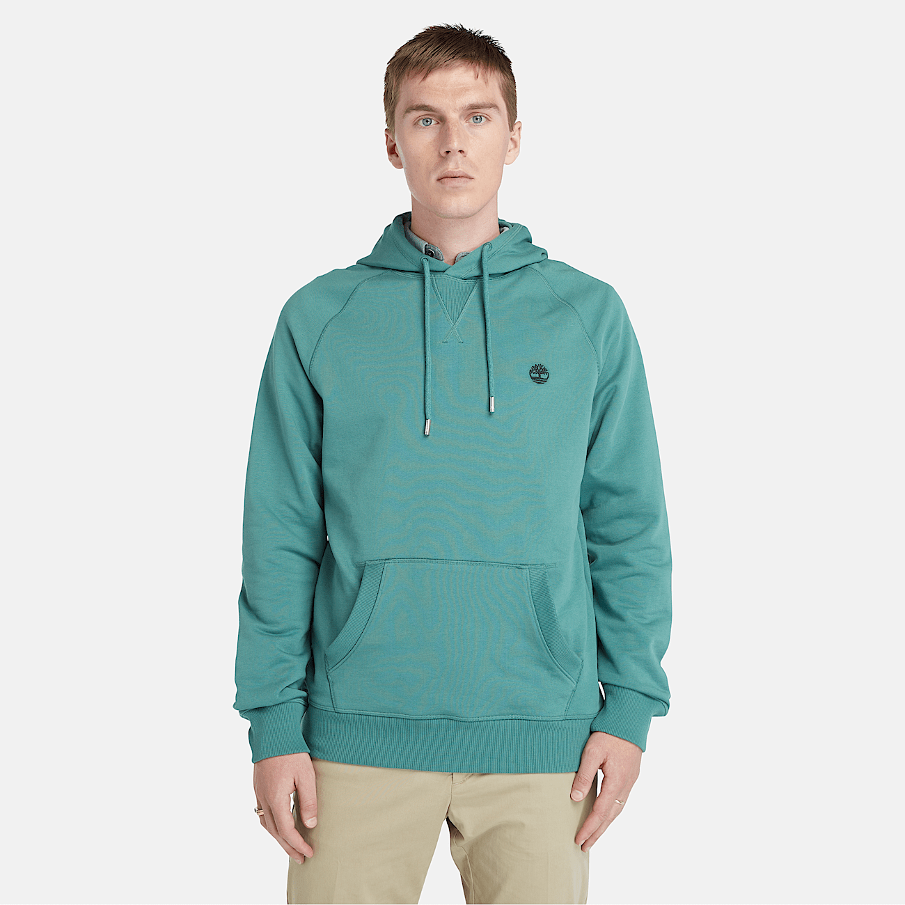 Loopback Hoodie for Men in Teal