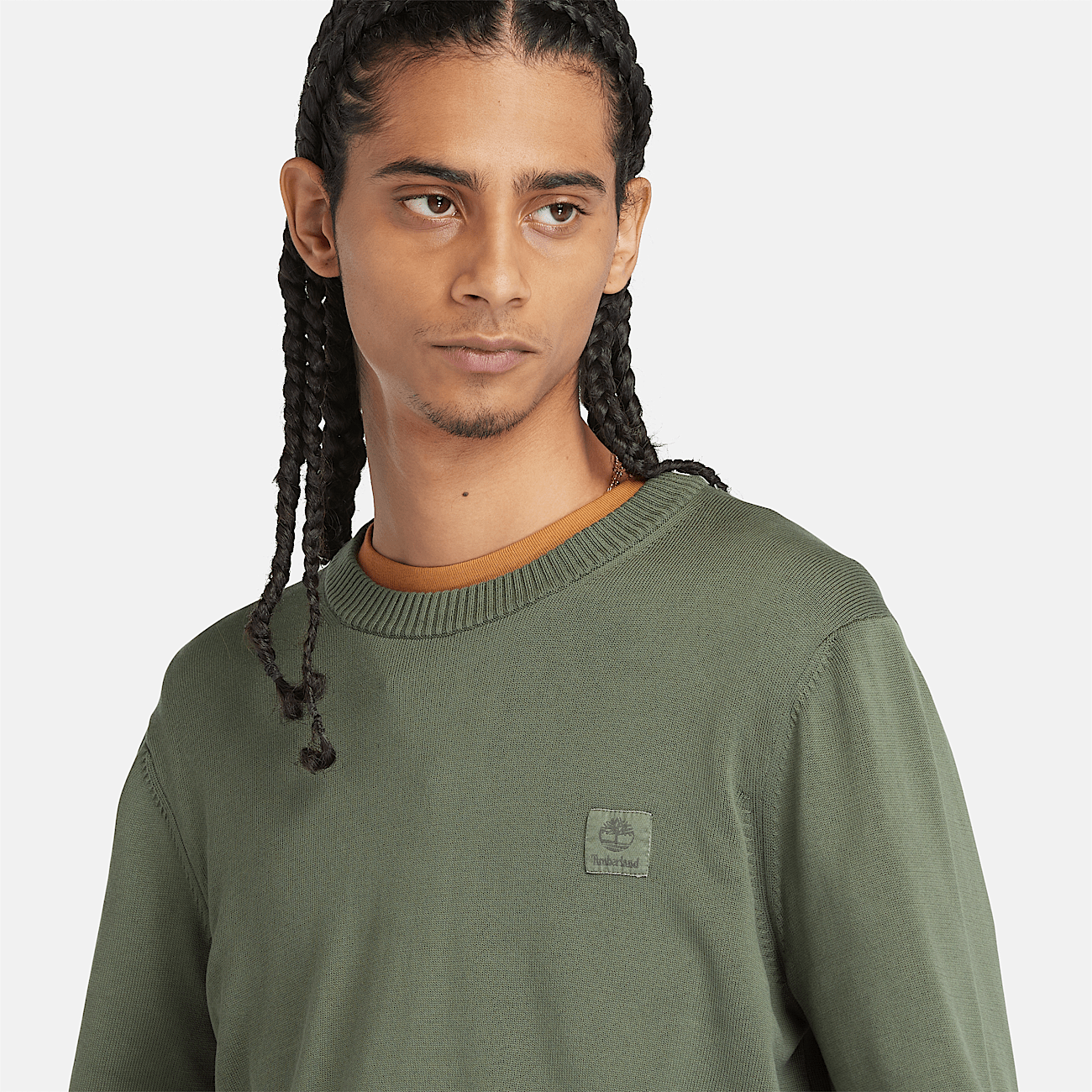 Pull tressé homme top
