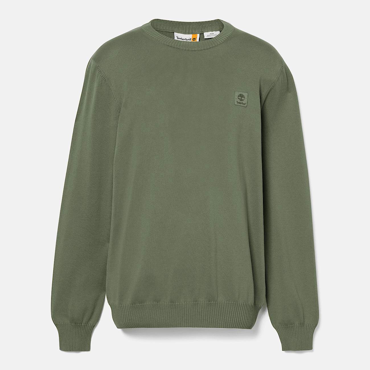 Achteraf geverfde sweater voor heren in groen