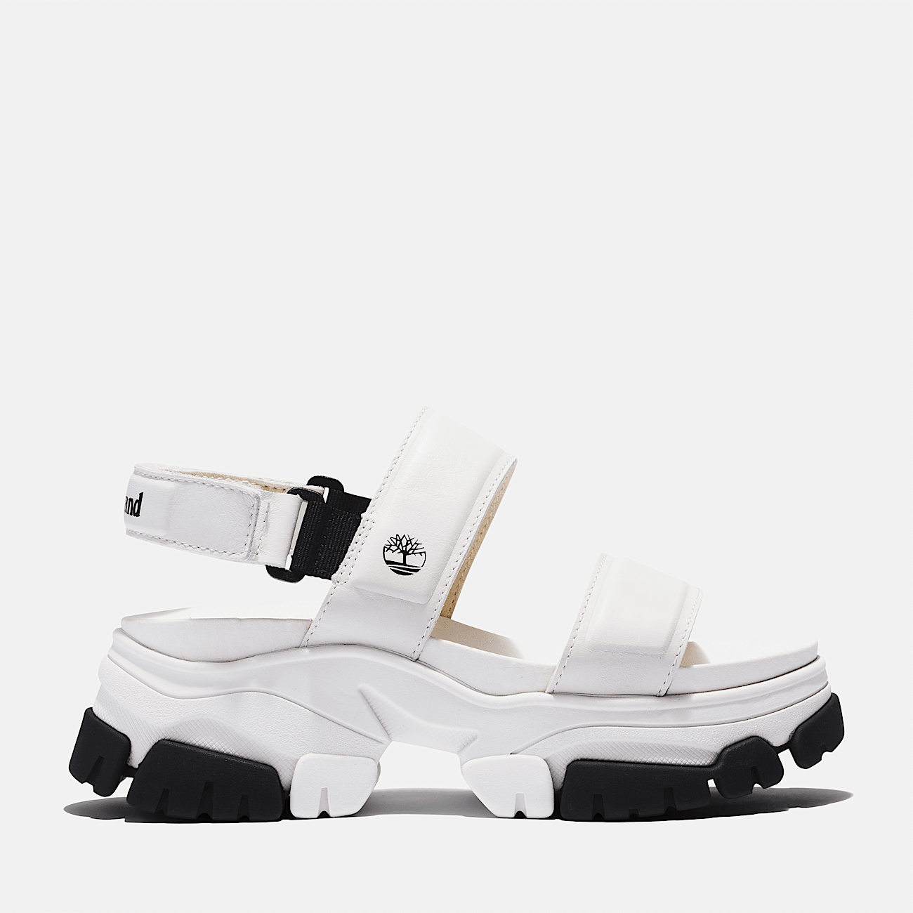 Adley Way 2 Strap Sandal for Women in White
