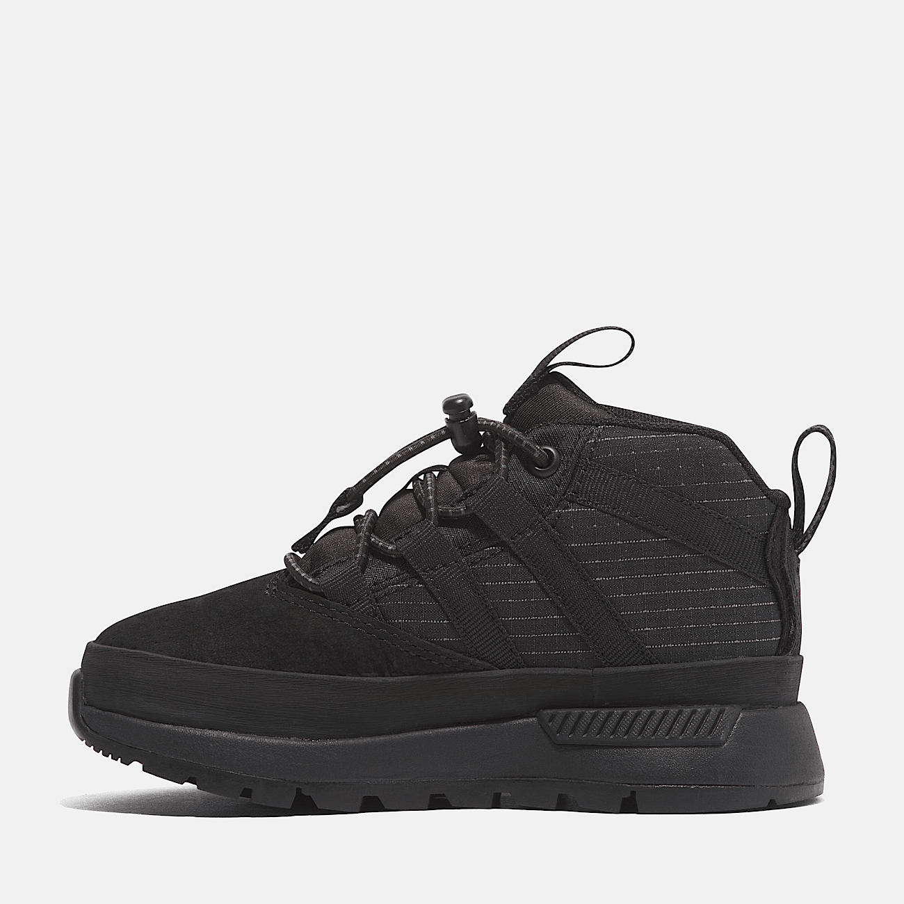 Euro Trekker Low Lace up Trainer for Toddler in Black