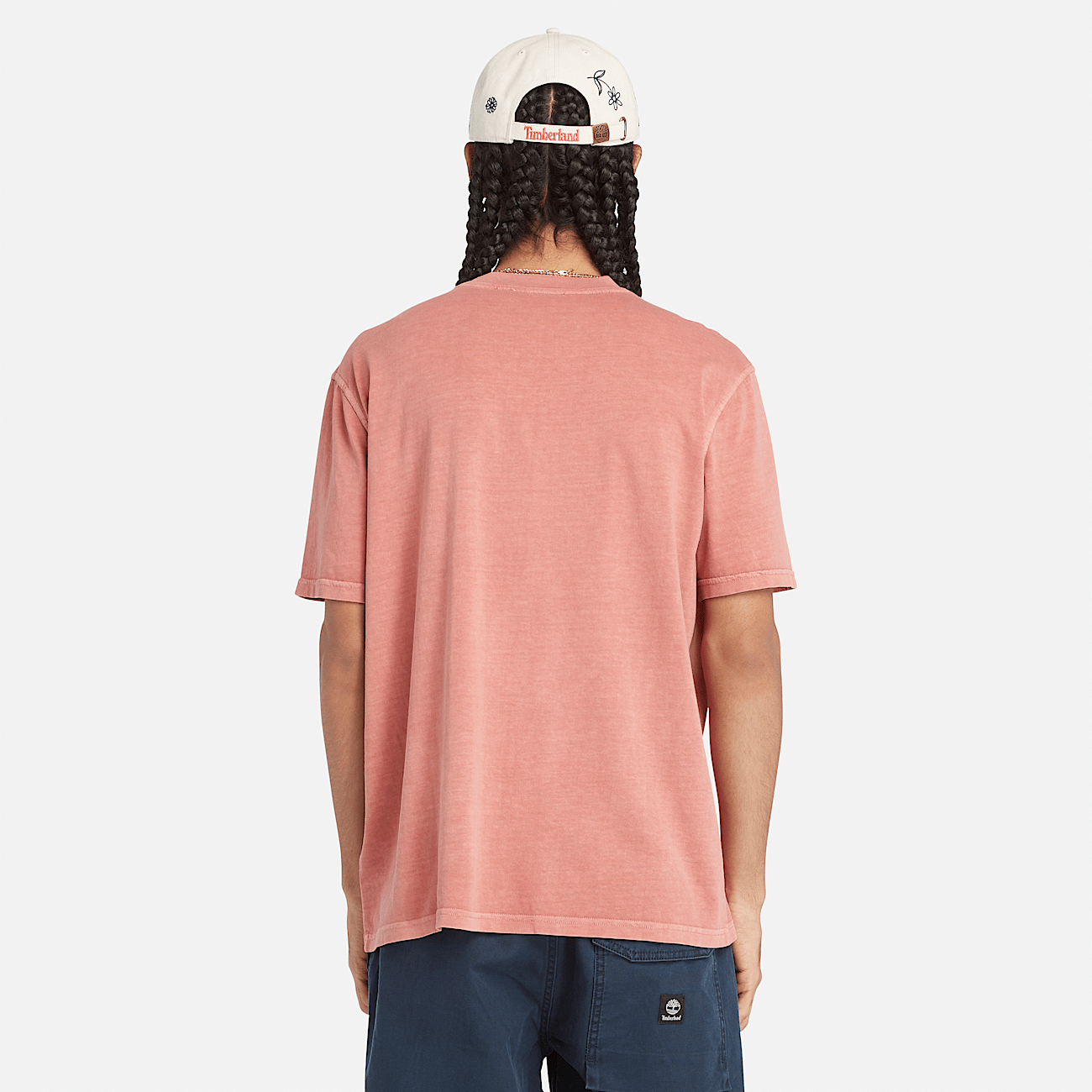 Merrymack River Chest Pocket T Shirt for Men in Pink