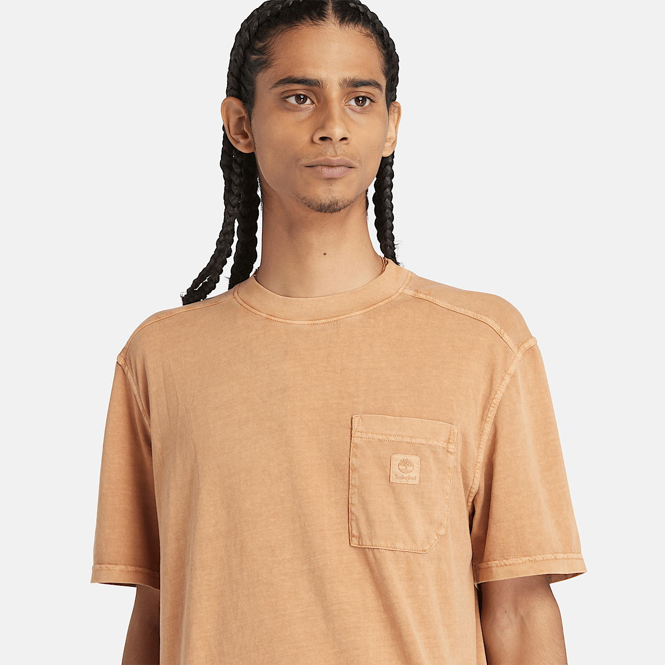 Merrymack River Chest Pocket T-Shirt for Men in Dark Yellow
