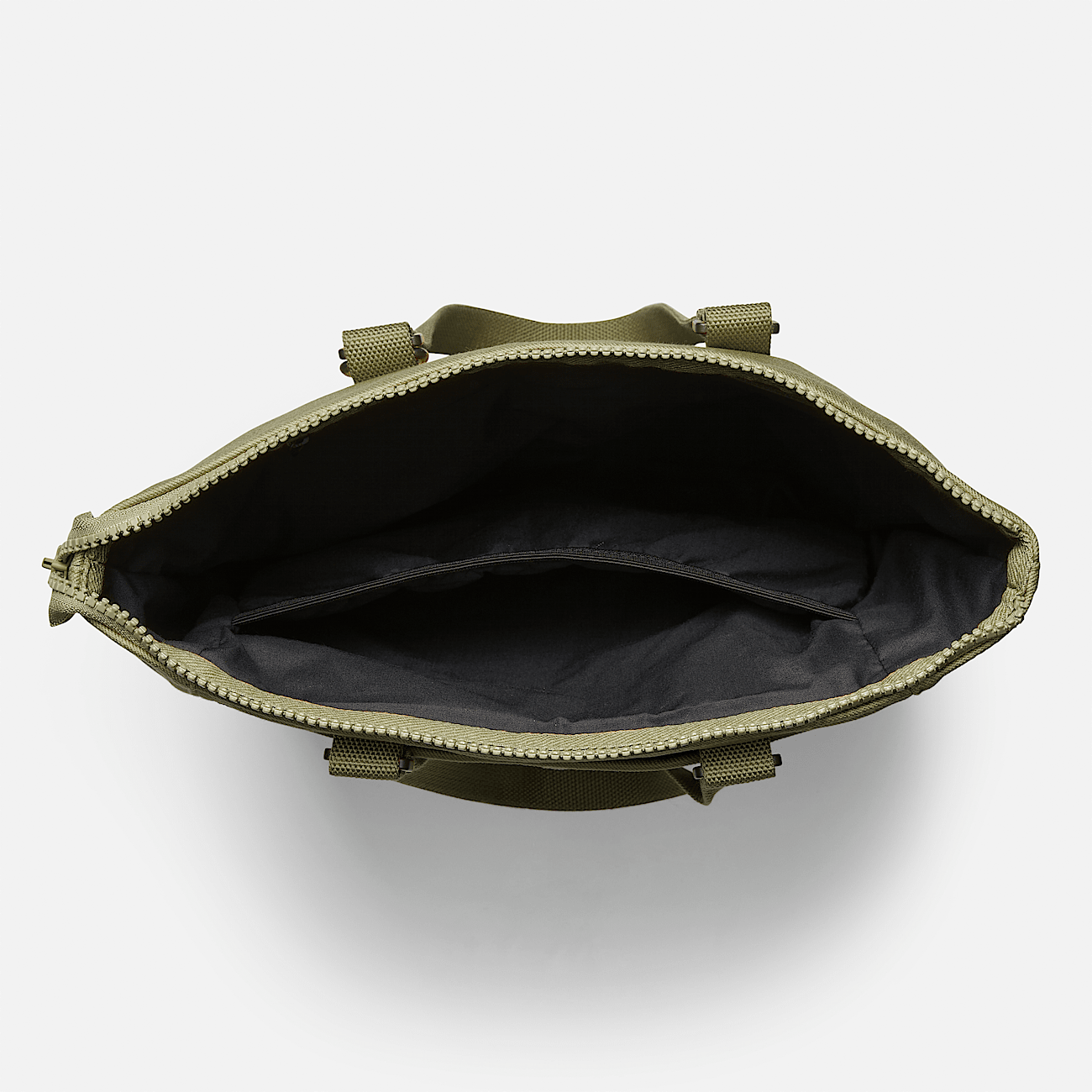 Canvas and Leather Tote Backpack in Green