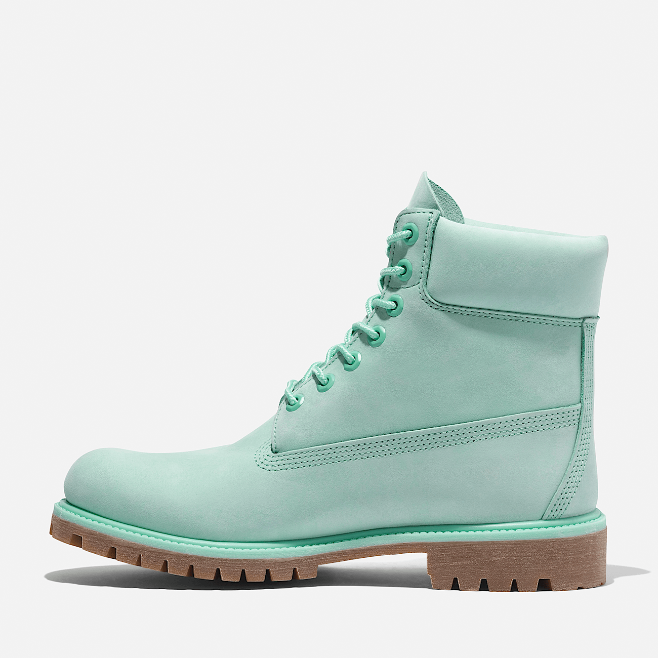 Mint green timberlands clearance