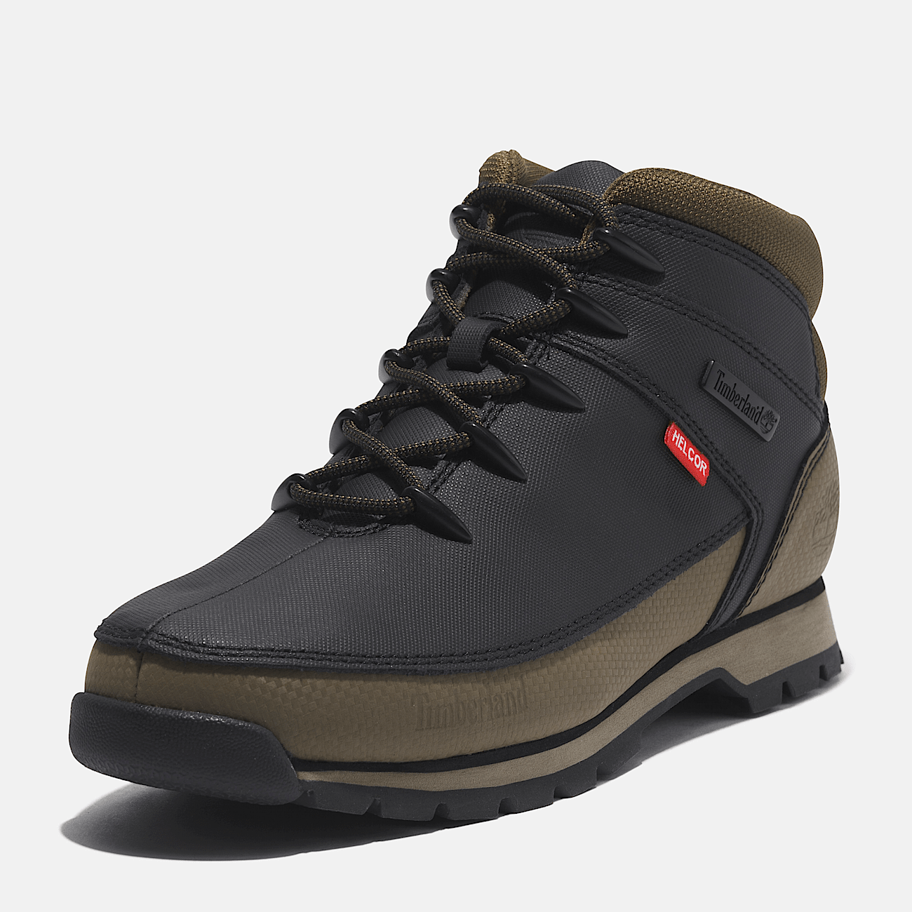 Botas de montana Euro Sprint Helcor para hombre en verde y negro