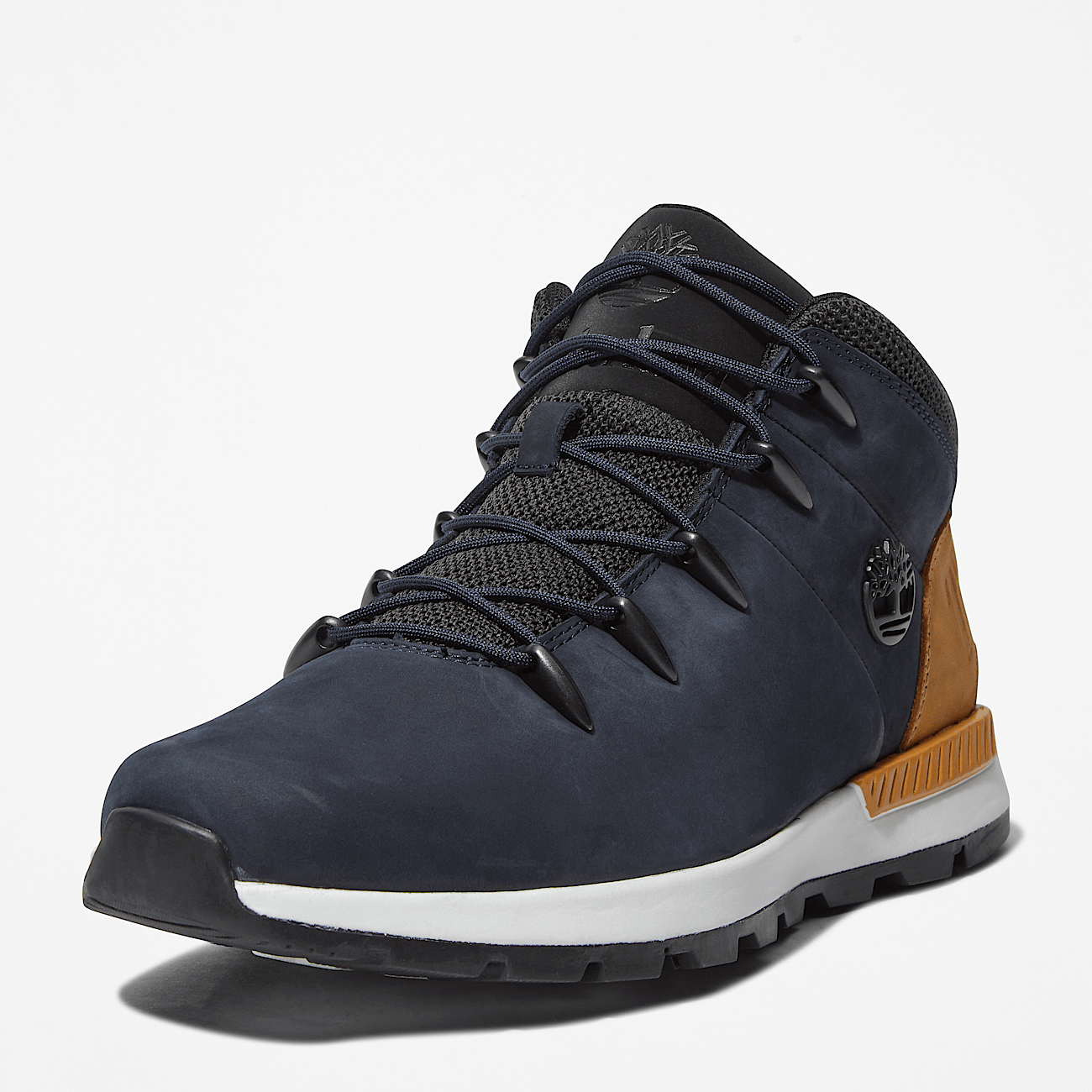 Basket mi haute a lacets Sprint Trekker pour homme en bleu fonce