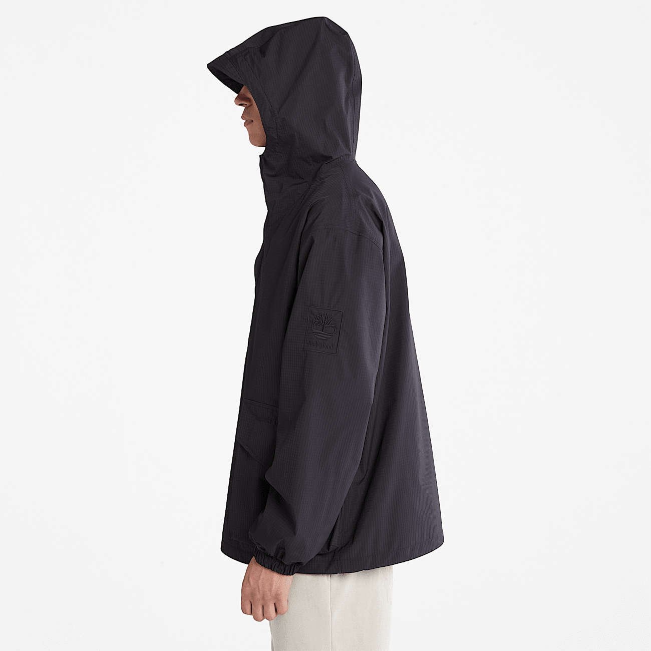 Stow and Go Anorak Jacket for Men in Black