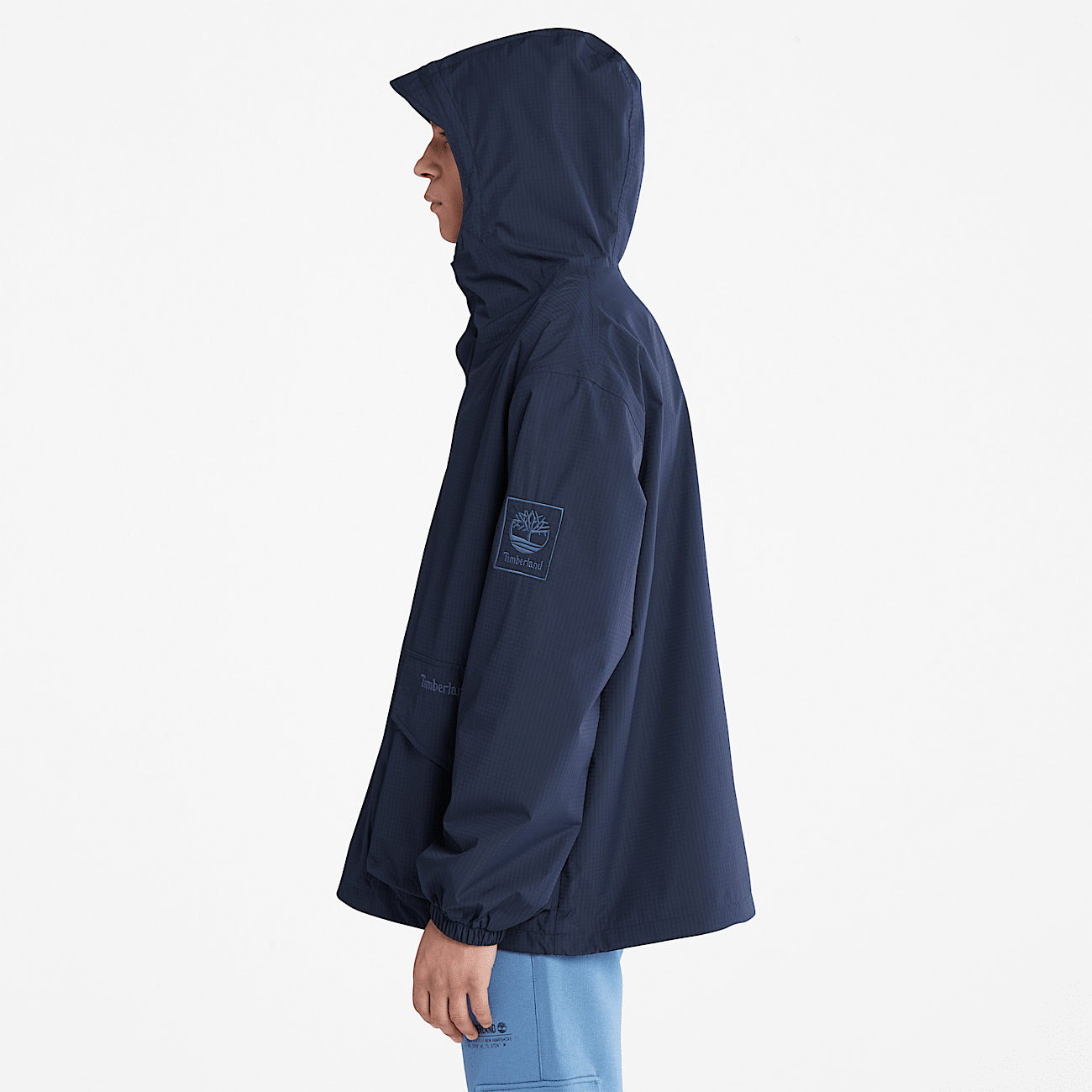 Navy blue anorak jacket deals