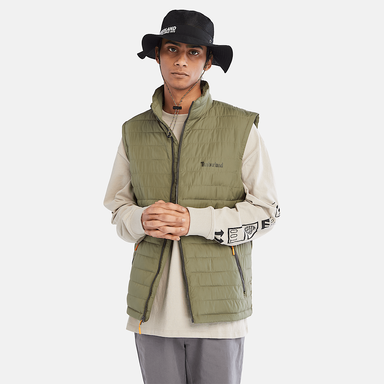 Axis Peak Packable Vest for Men in Green