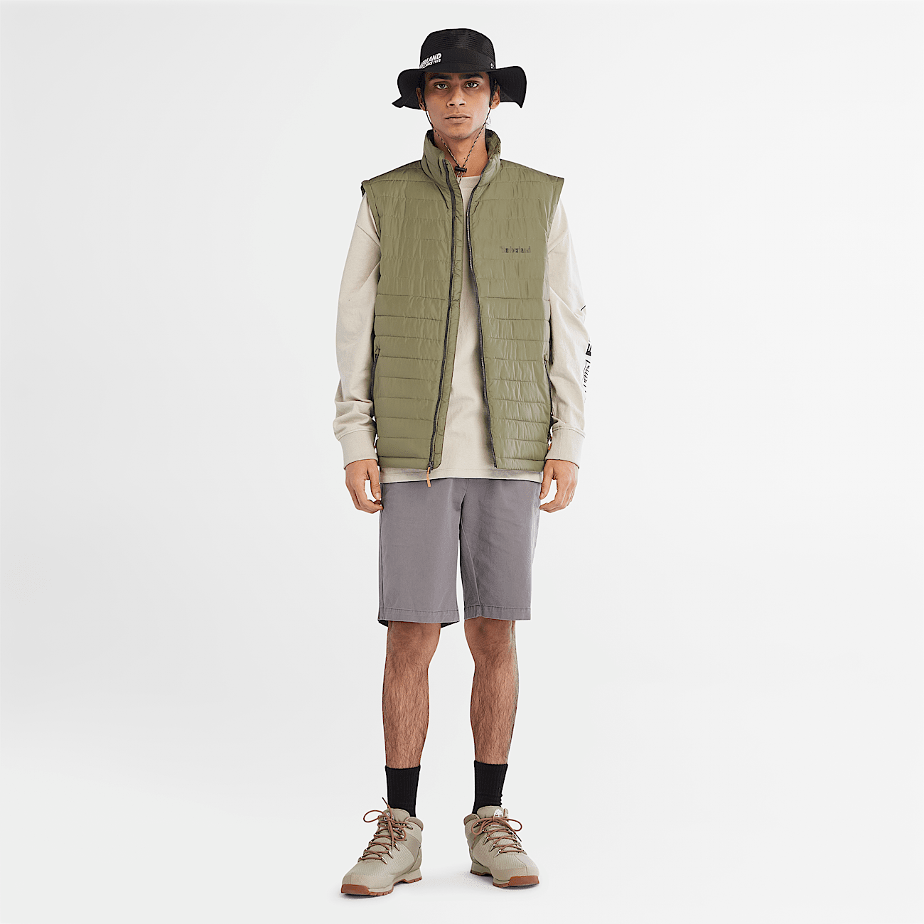 Axis Peak Packable Vest for Men in Green
