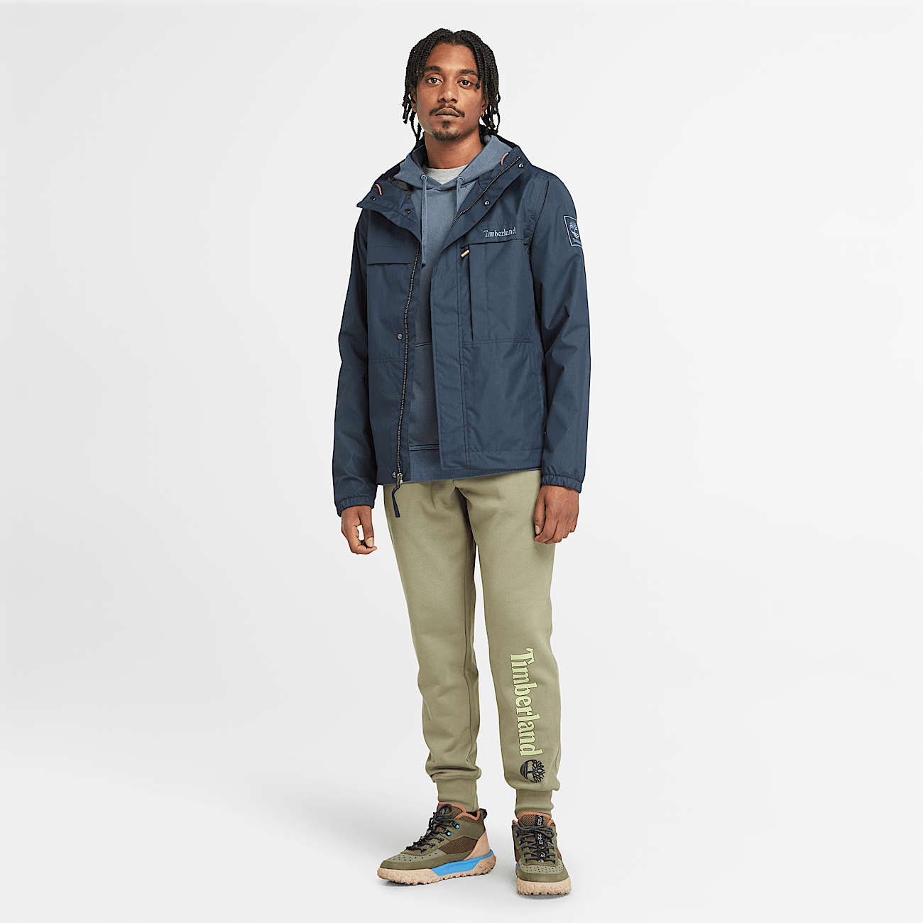 Benton Rain Jacket for Men in Blue