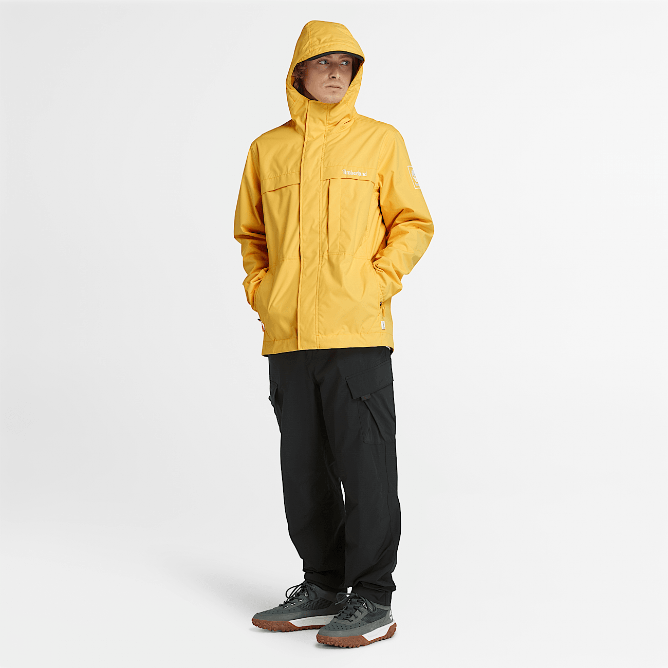 Benton Water Resistant Shell Jacket for Men in Yellow