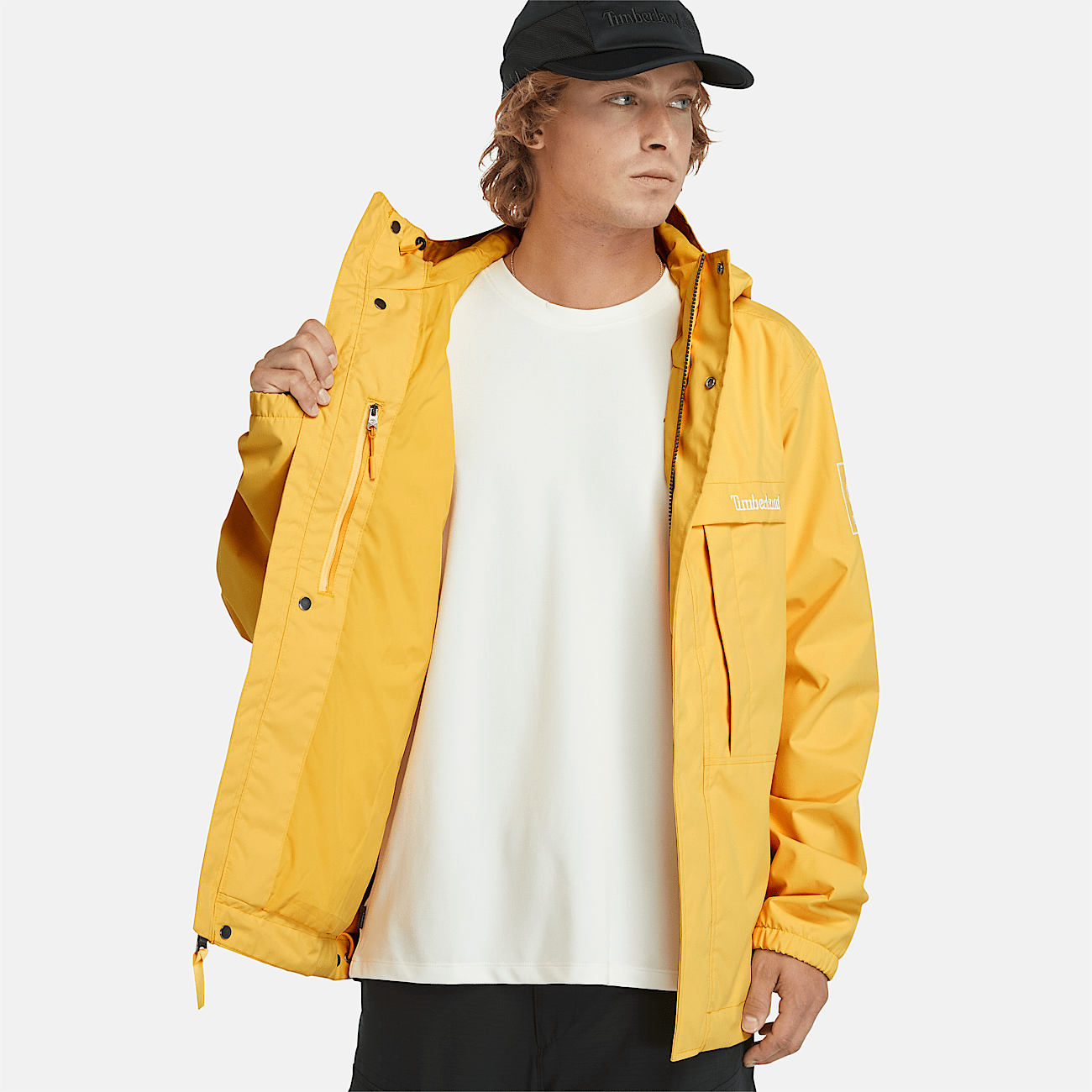 Benton Water Resistant Shell Jacket for Men in Yellow