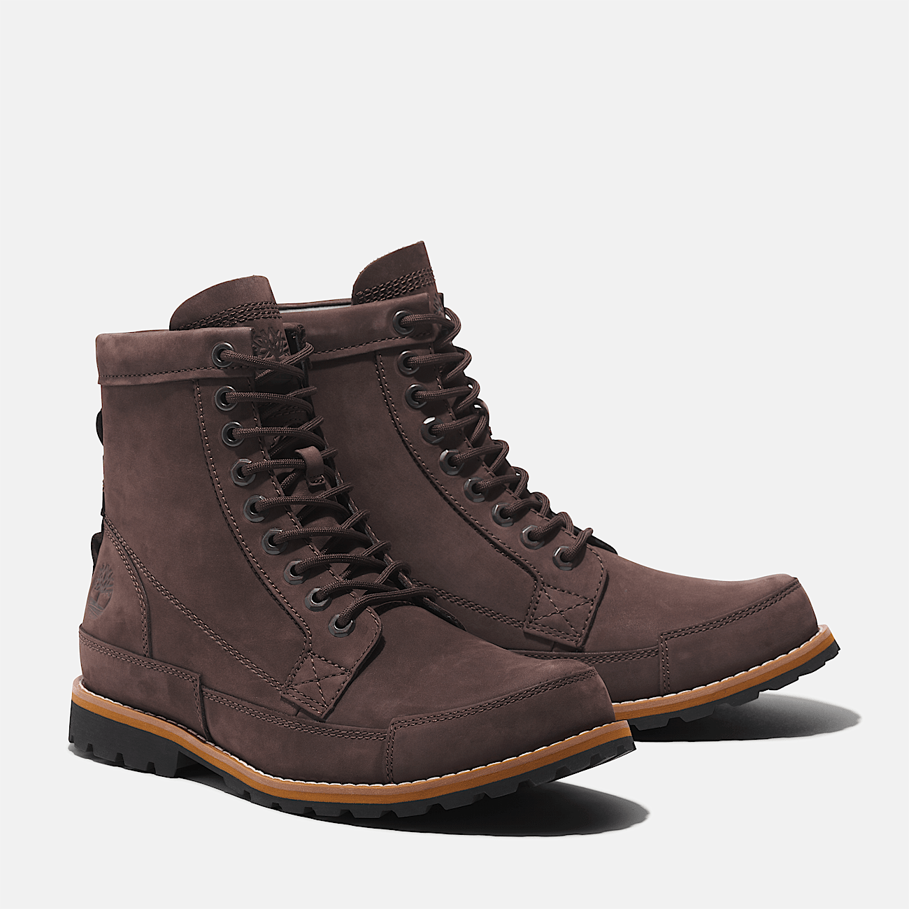 Timberland Originals Mid Lace Up Boot for Men in Dark Brown