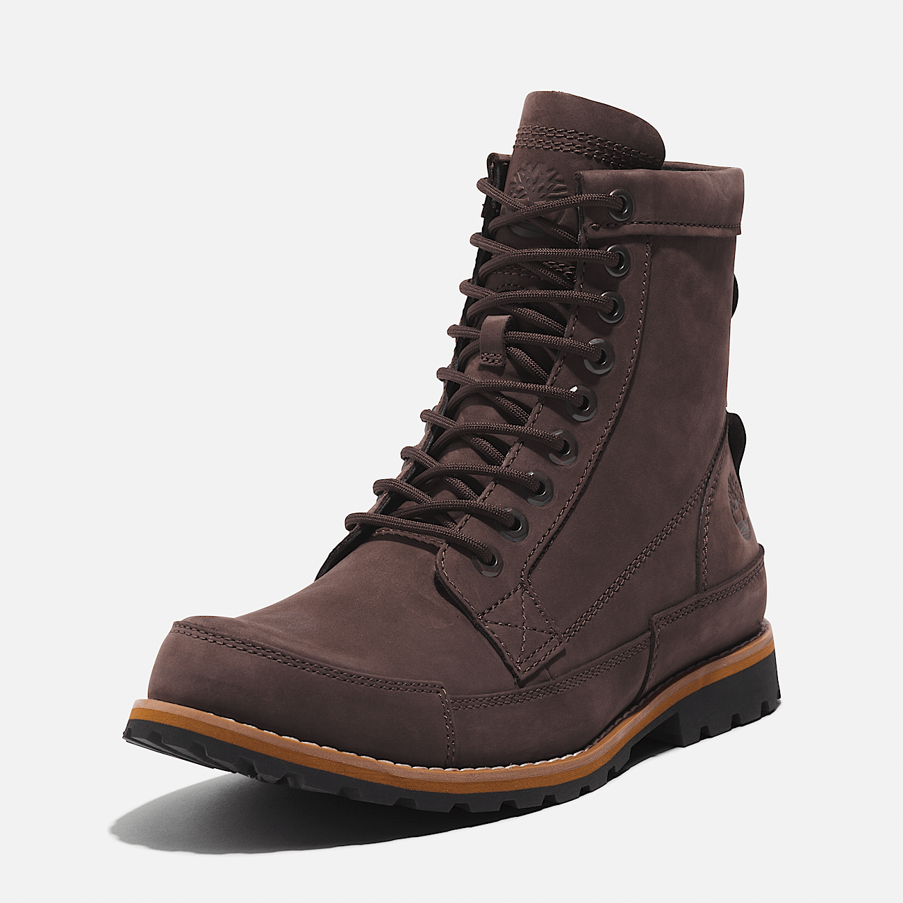Brown lace up boots store