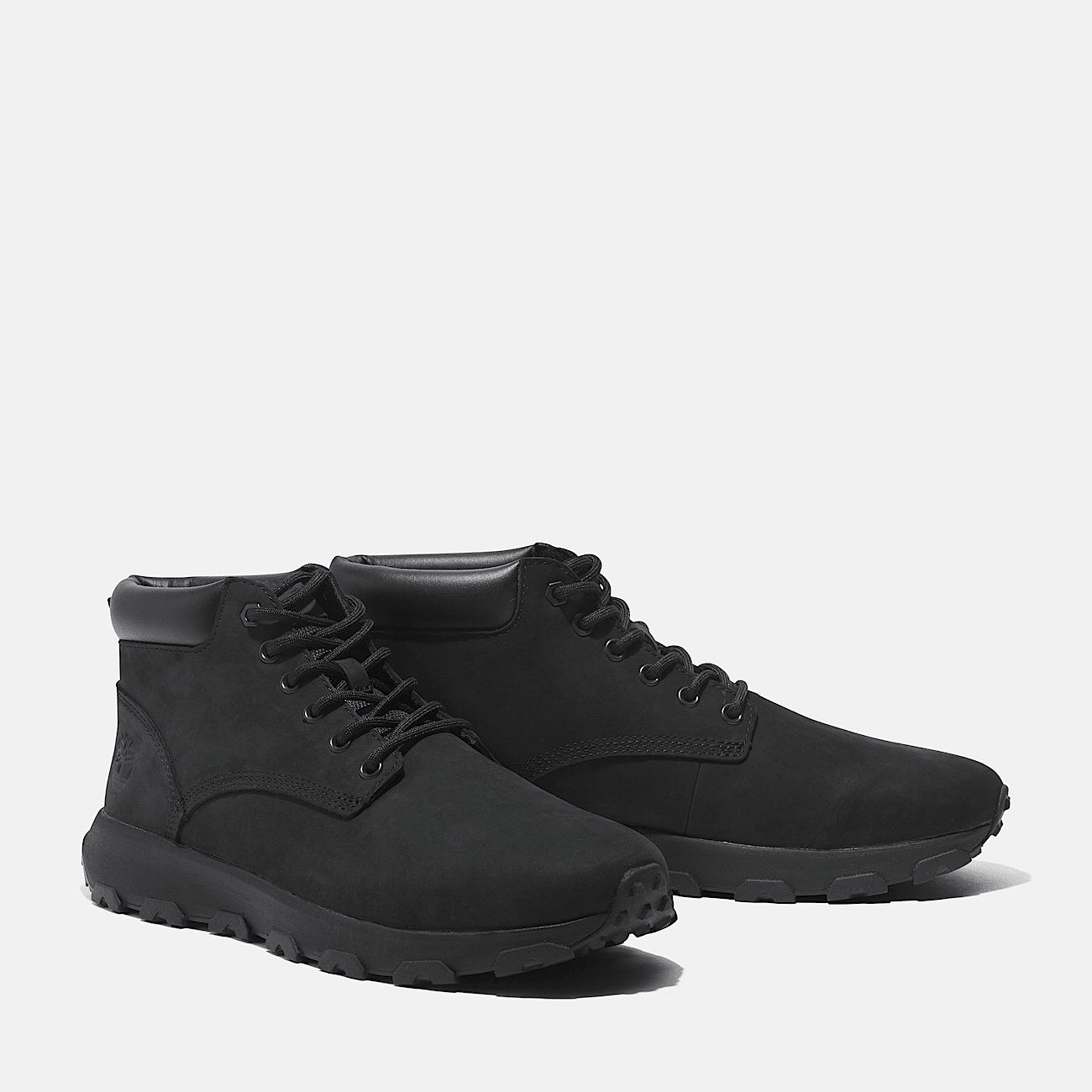Winsor Park Mid Lace Up Trainer for Men in Black