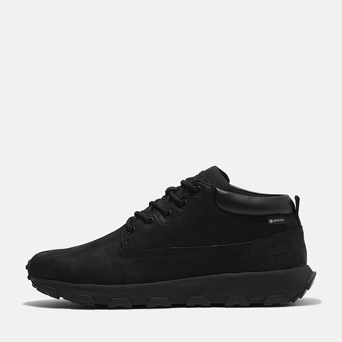 Winsor Park Mid Lace Up Waterproof Trainer for Men in Black