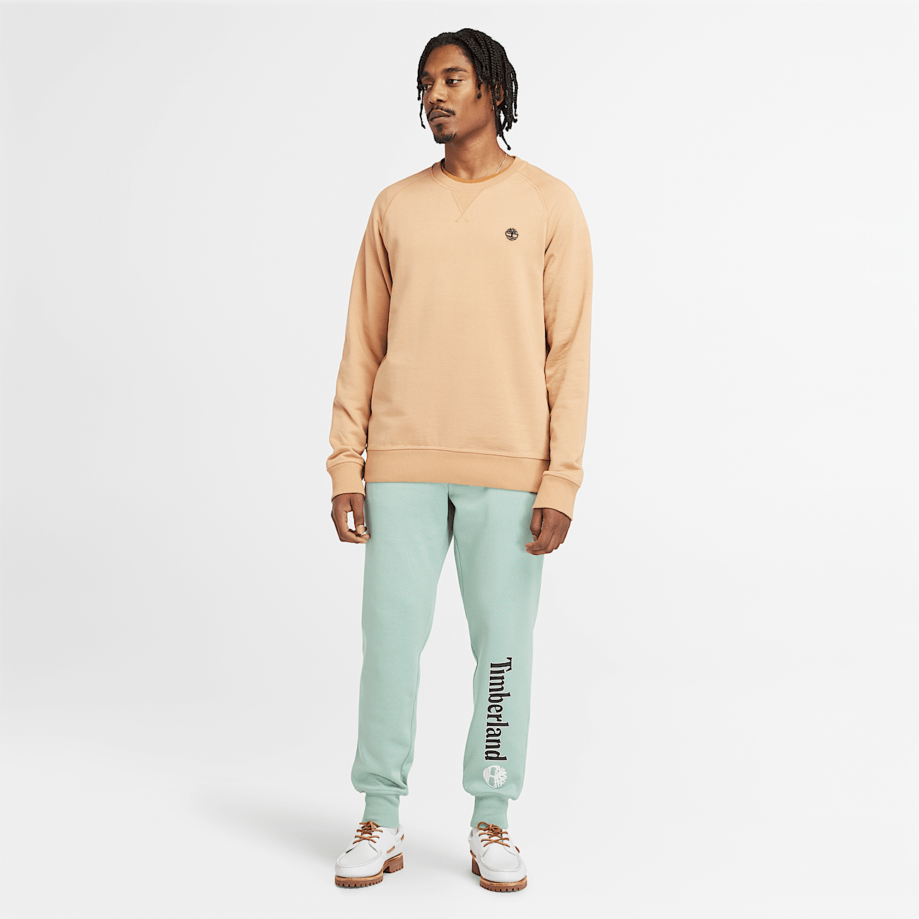 Logo Sweatpants for Men in Pale Green