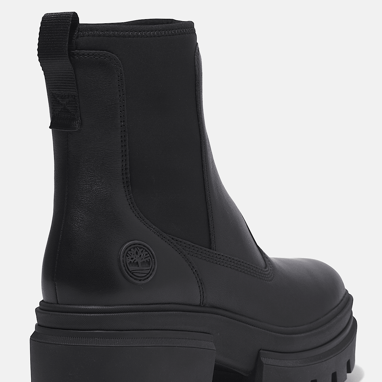 Bottine Chelsea mi haute Everleigh pour femme en noir