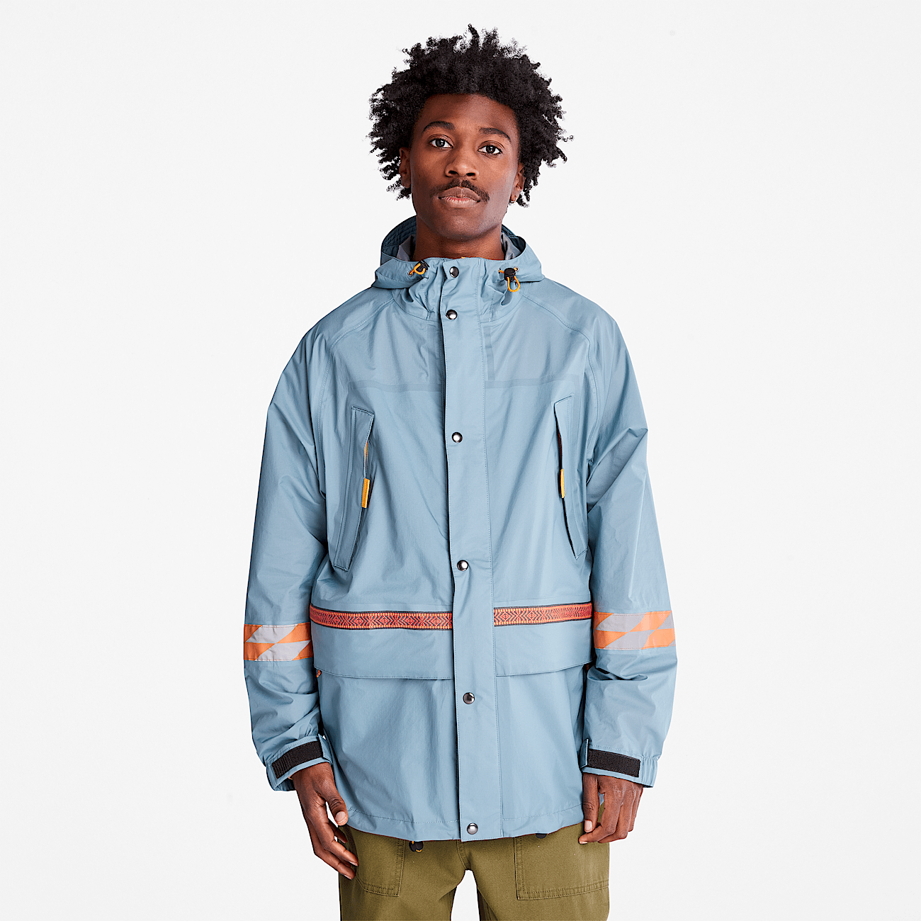 Bee Line x Timberland Triple layer Parka in Blue