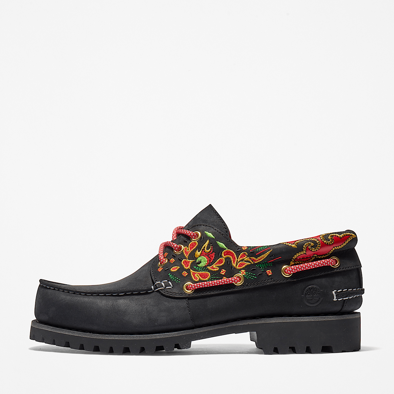 CLOT x Timberland® 3-Eye Boat Shoe for Men in Black